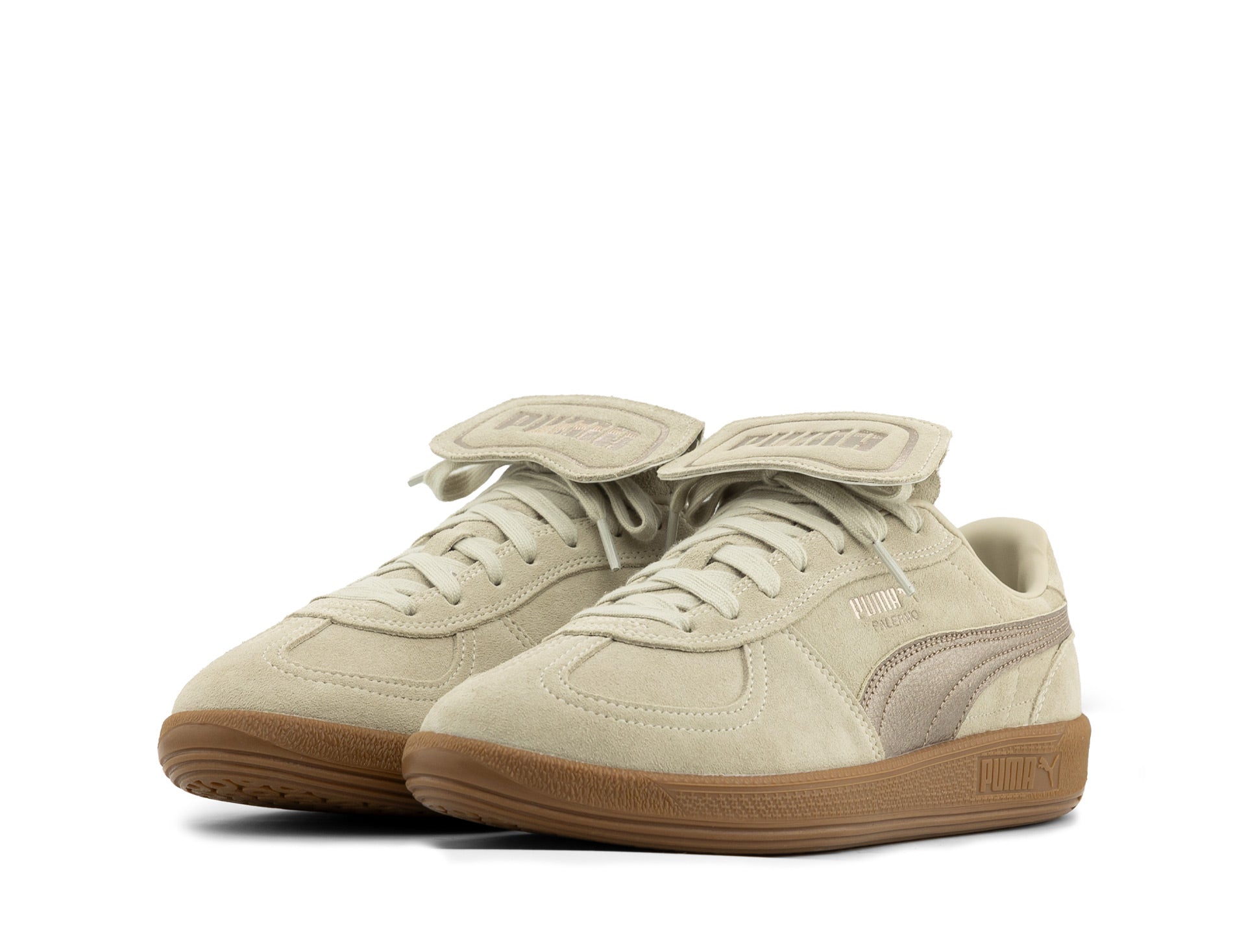 Puma Palermo Premium metallic desert dust gum