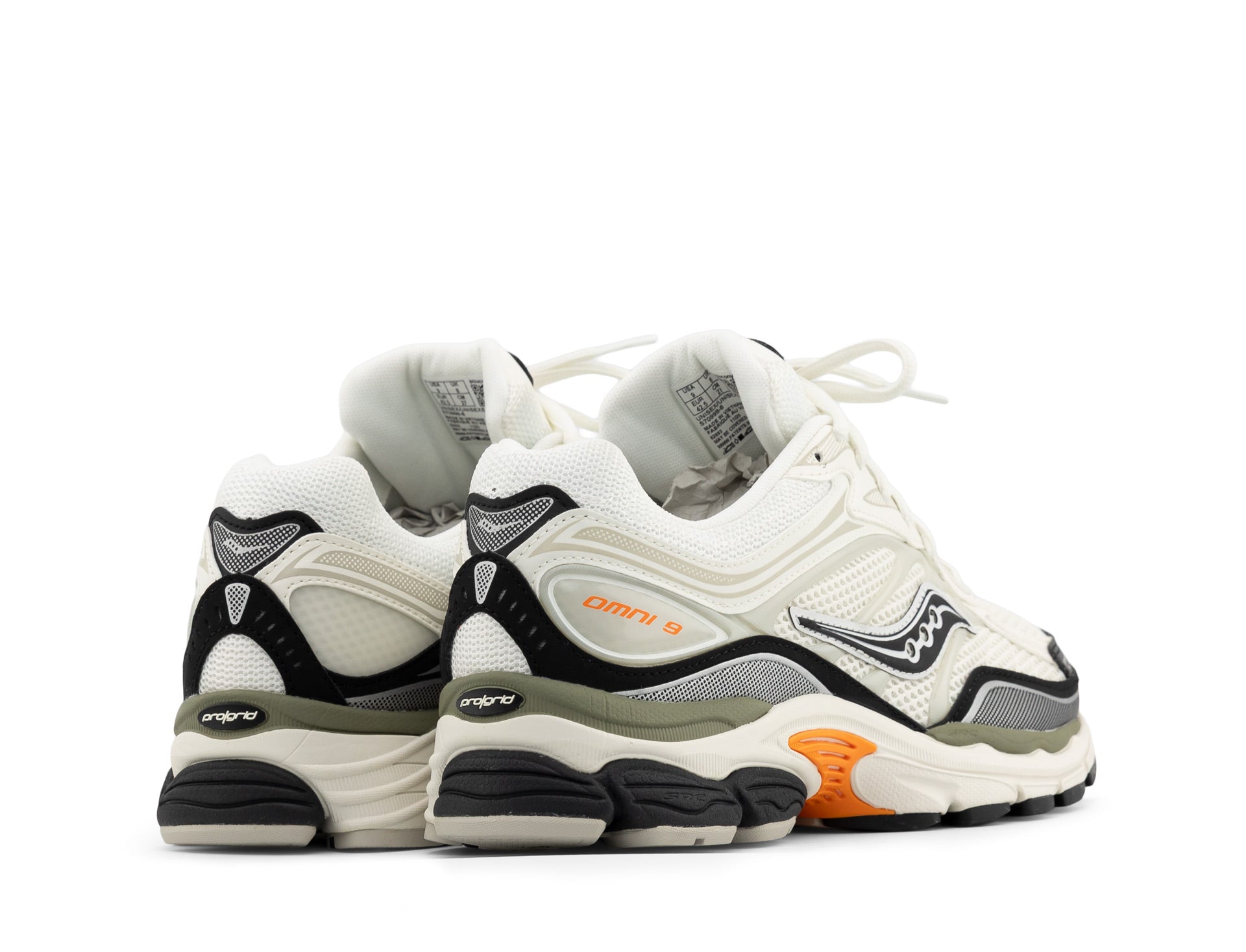 Saucony Progrid Omni 9 white turmeric