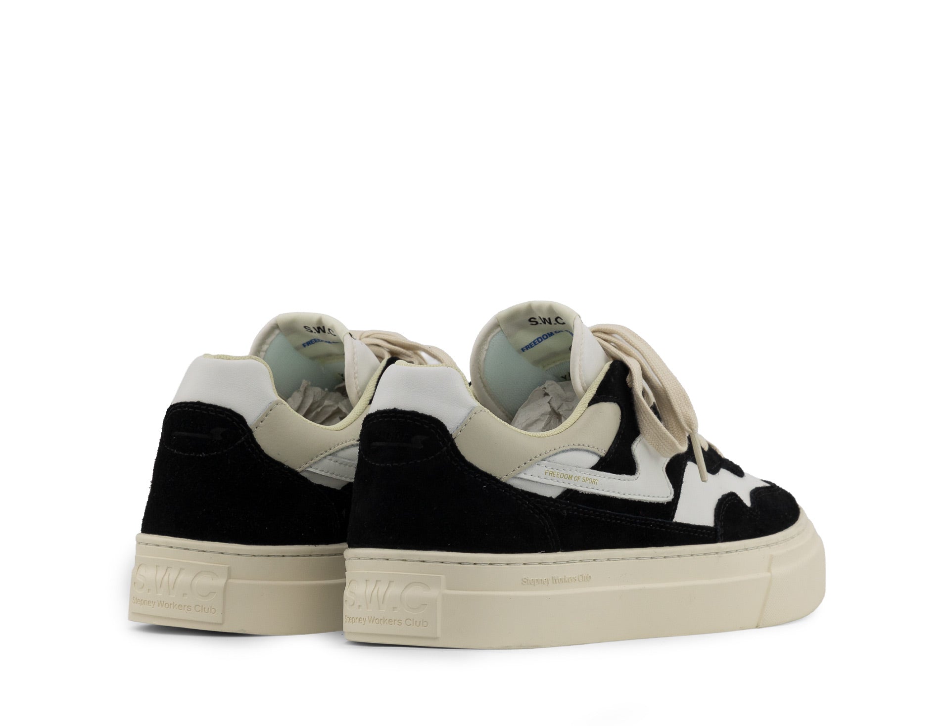 Stepney Workers Club Pearl S-Strike Leather black white