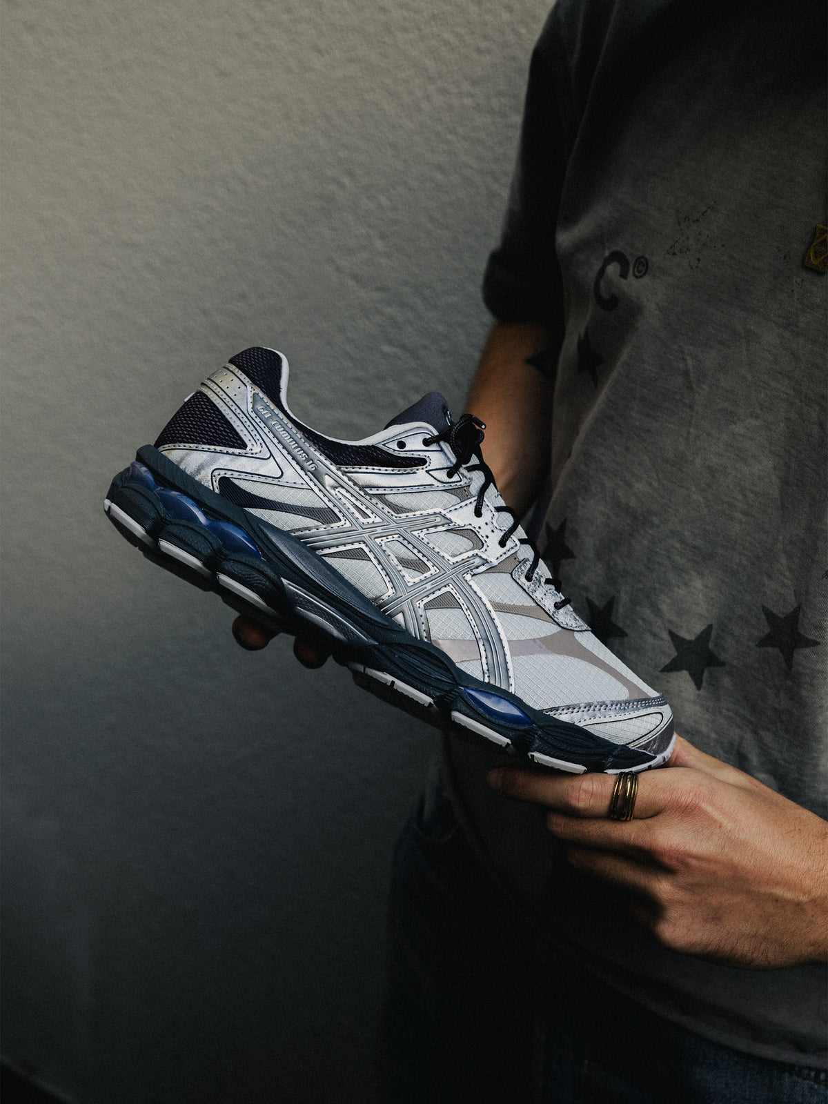 Asics Gel-Cumulus 16 glacier grey carbon