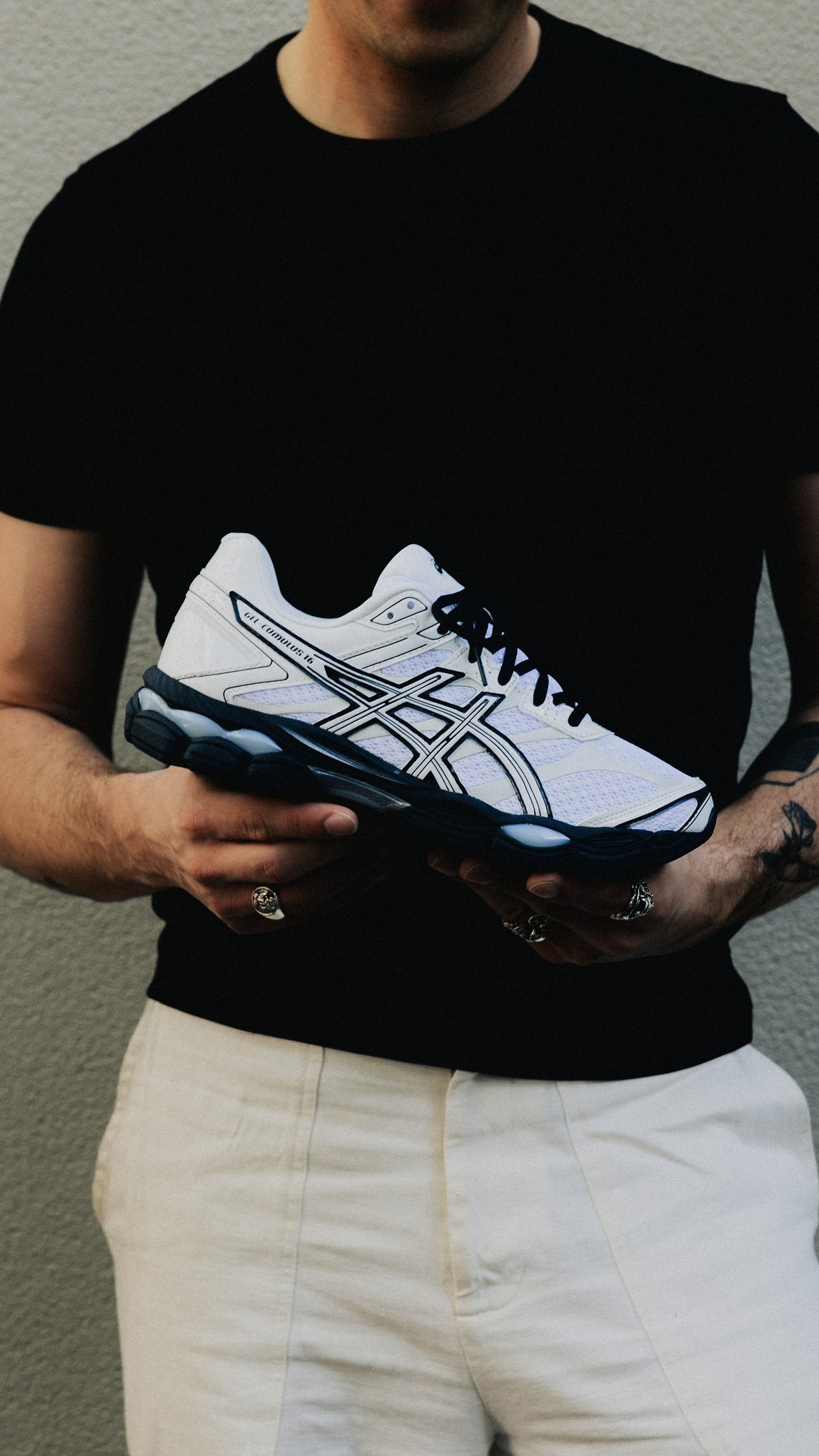 Asics Gel-Cumulus 16 white cream