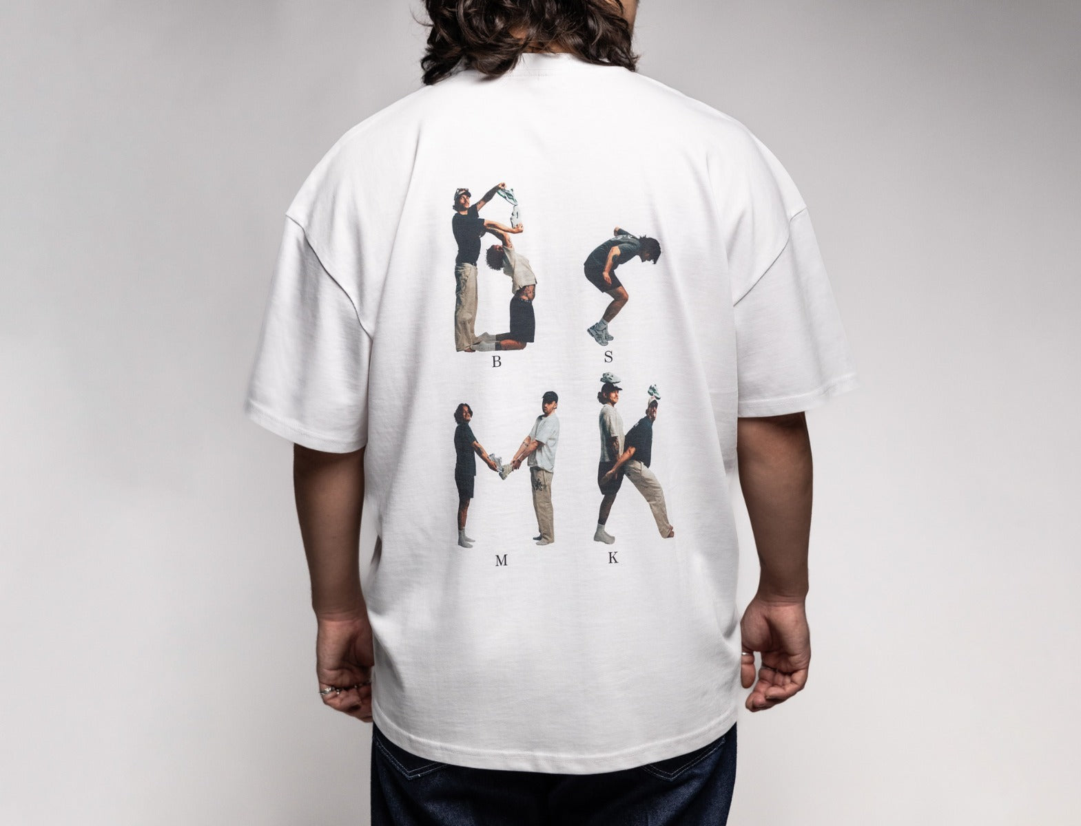 BSMK Living Letters Logo Tee white 1