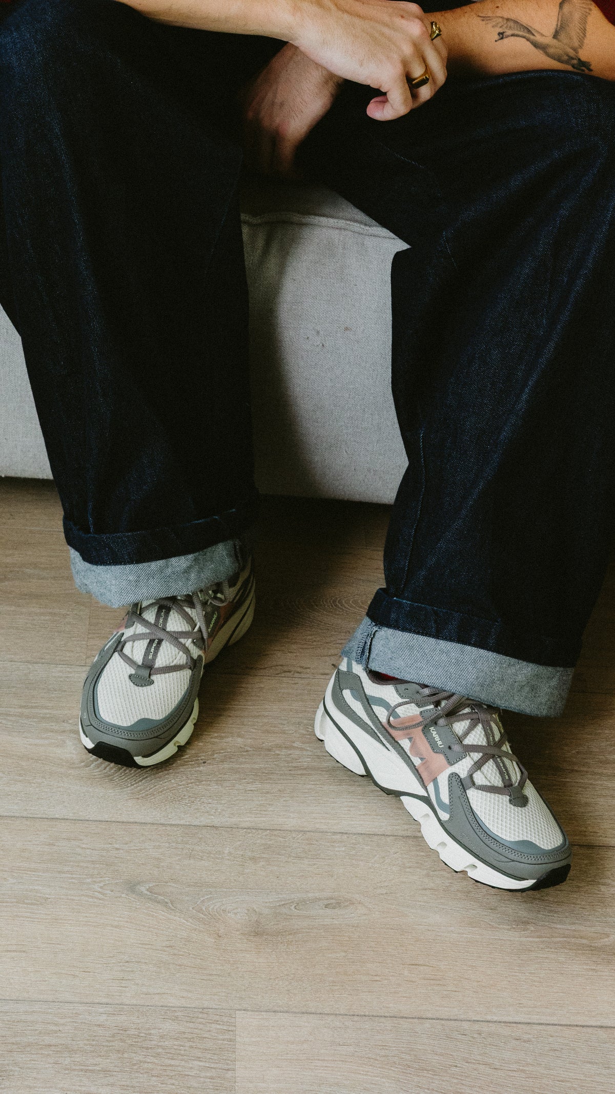 Karhu Super Fulcrum gray flannel adobe rose