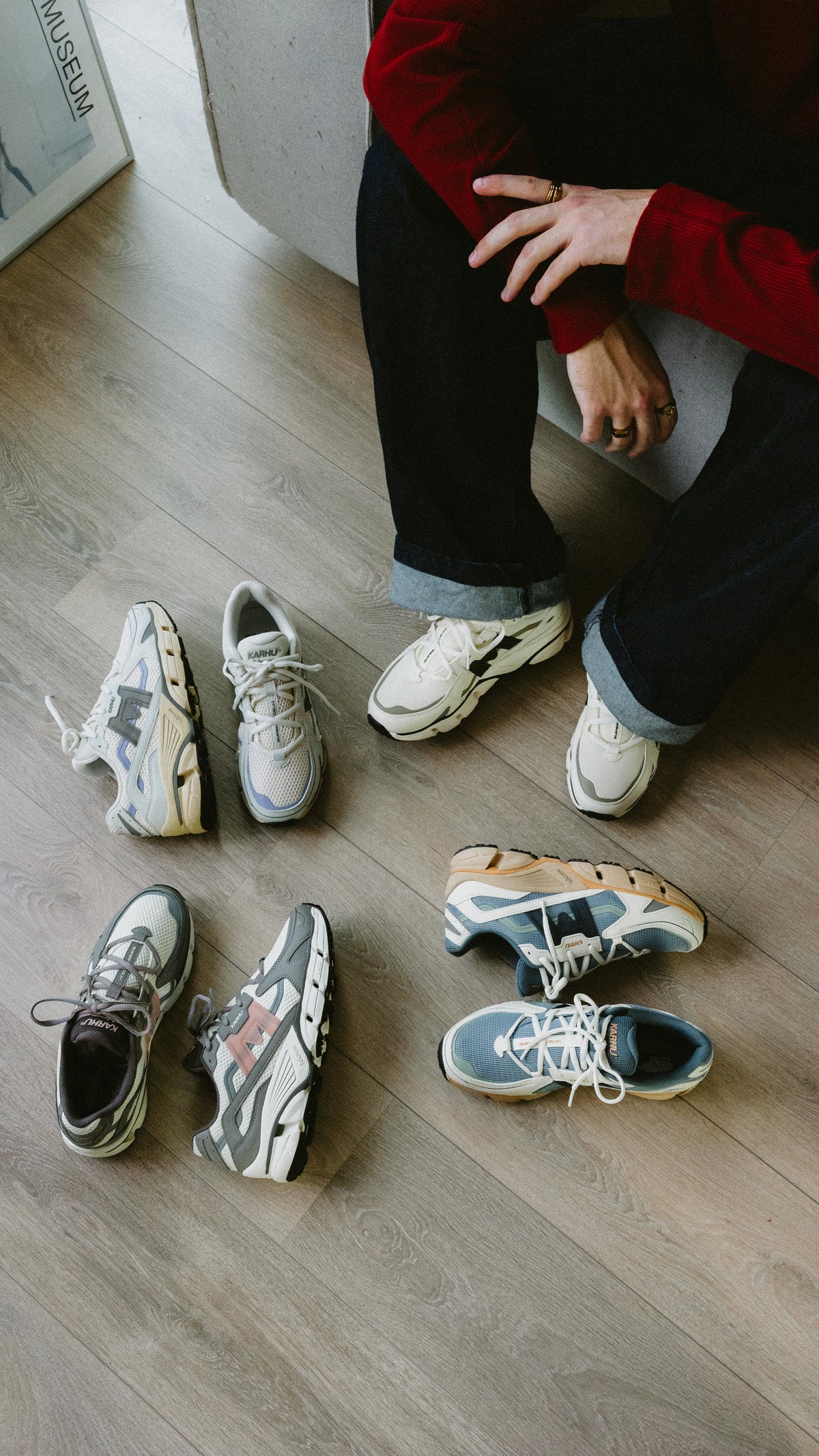 Karhu Super Fulcrum gray flannel adobe rose