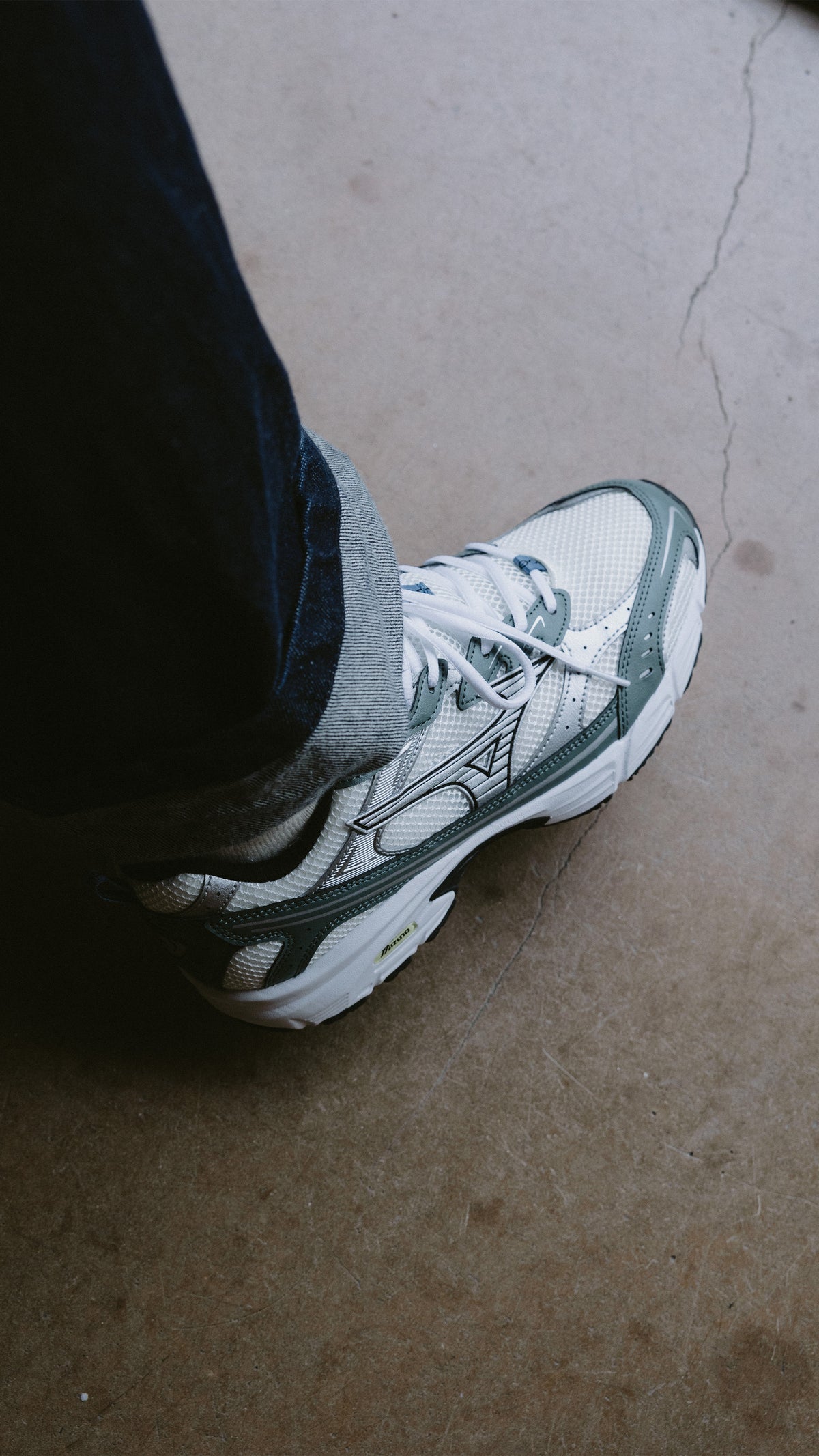 Mizuno MXR snow white silver balsam green