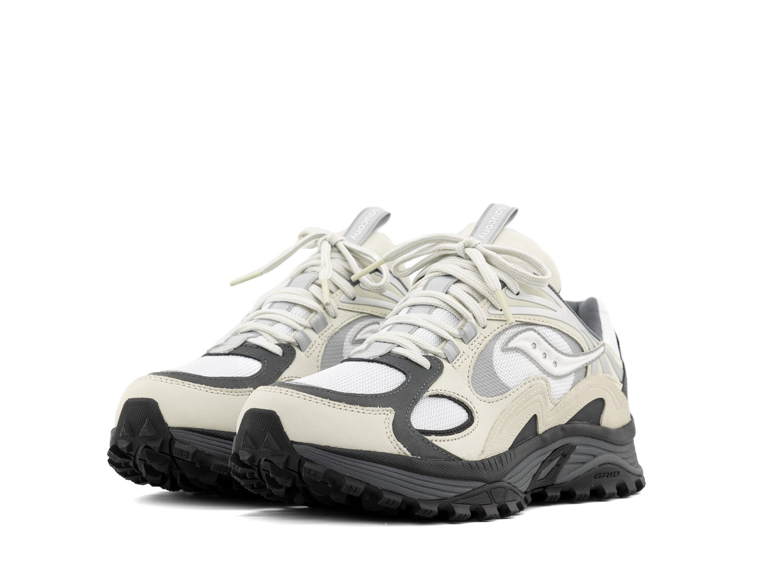 Saucony Grid Aura X white silver