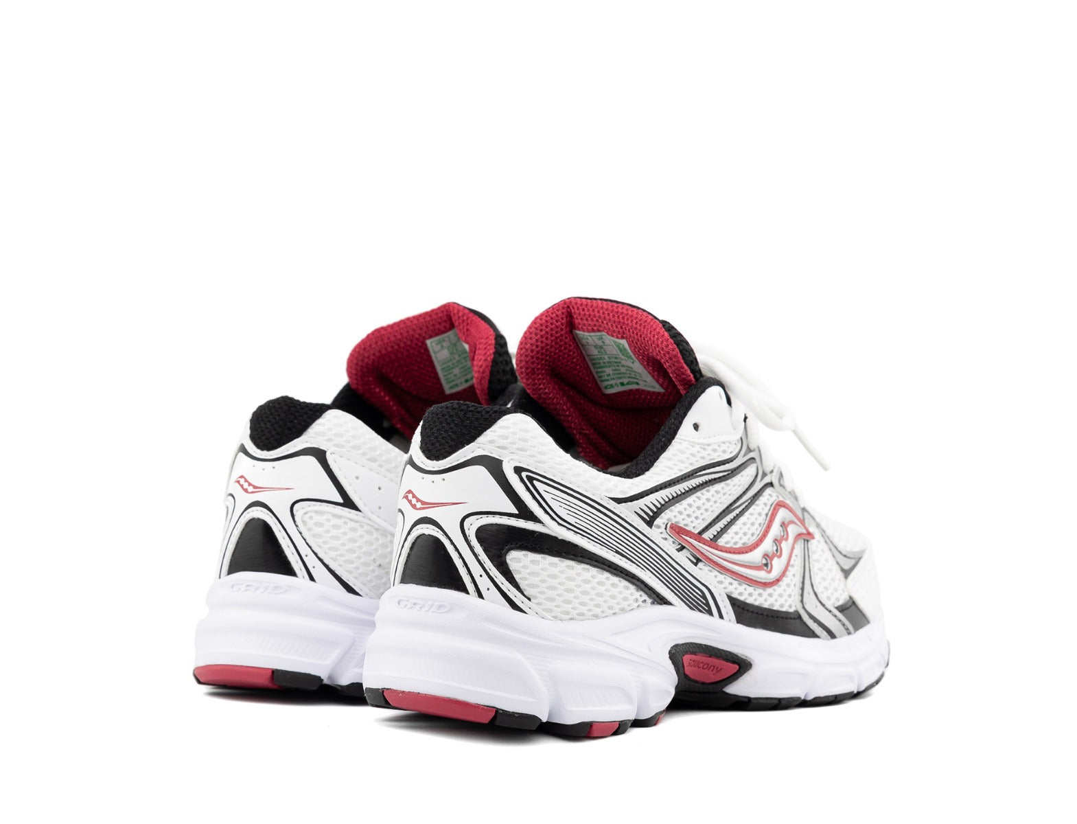 Saucony Ride Millennium white silver red 4