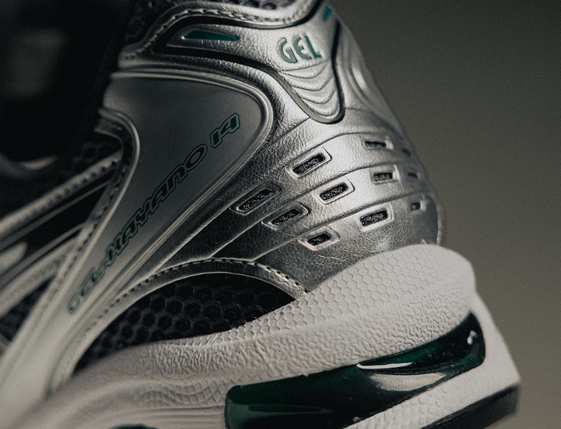 Asics Gel-Kayano 14 metropolis jasper green