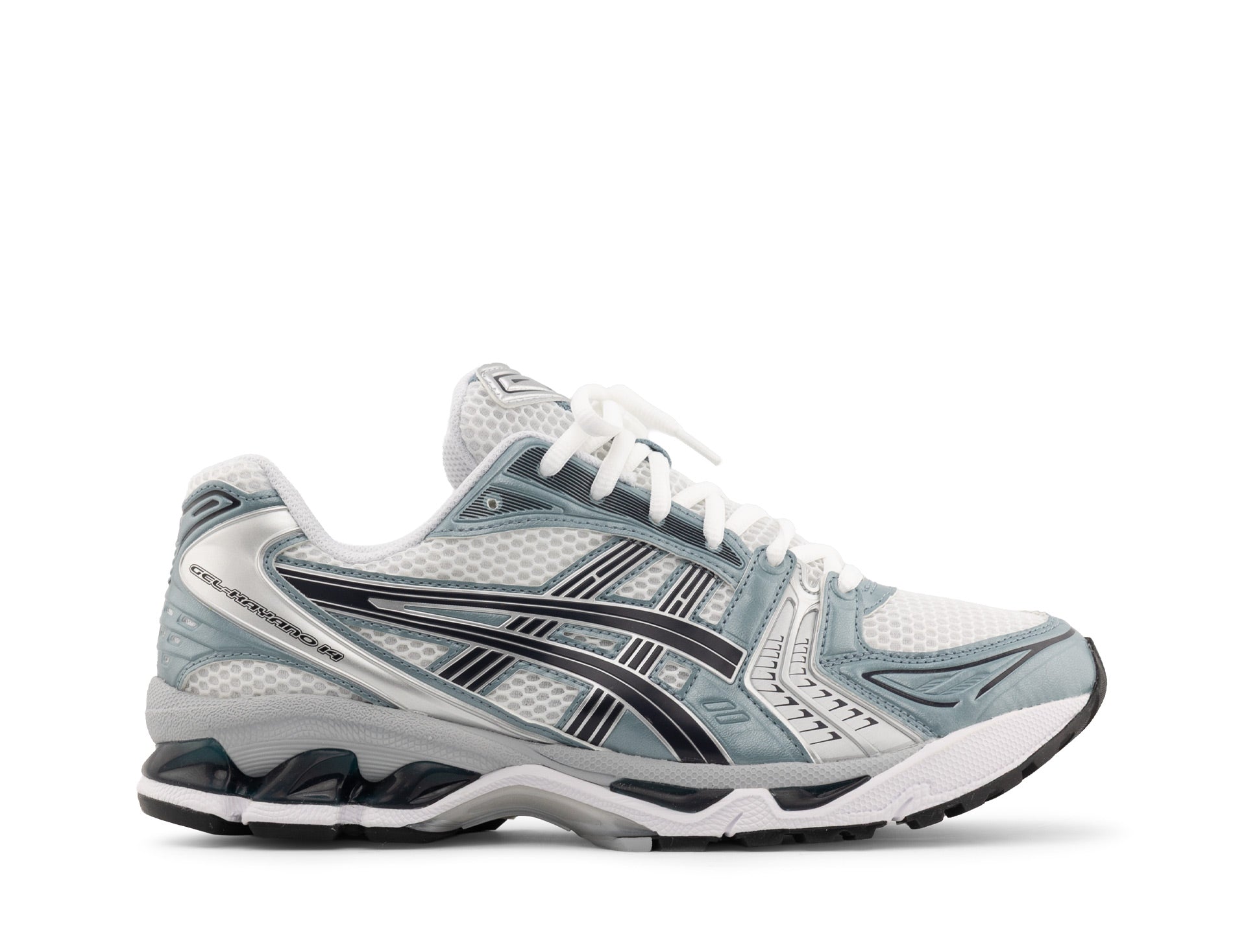 Asics Gel-Kayano 14 white fjord grey