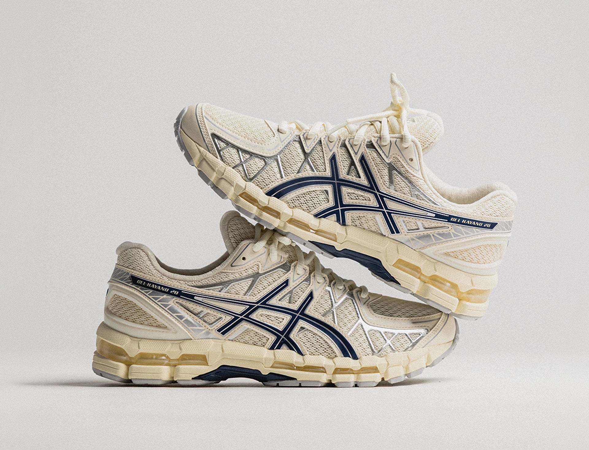 Asics Gel-Kayano 20 cream independence blue