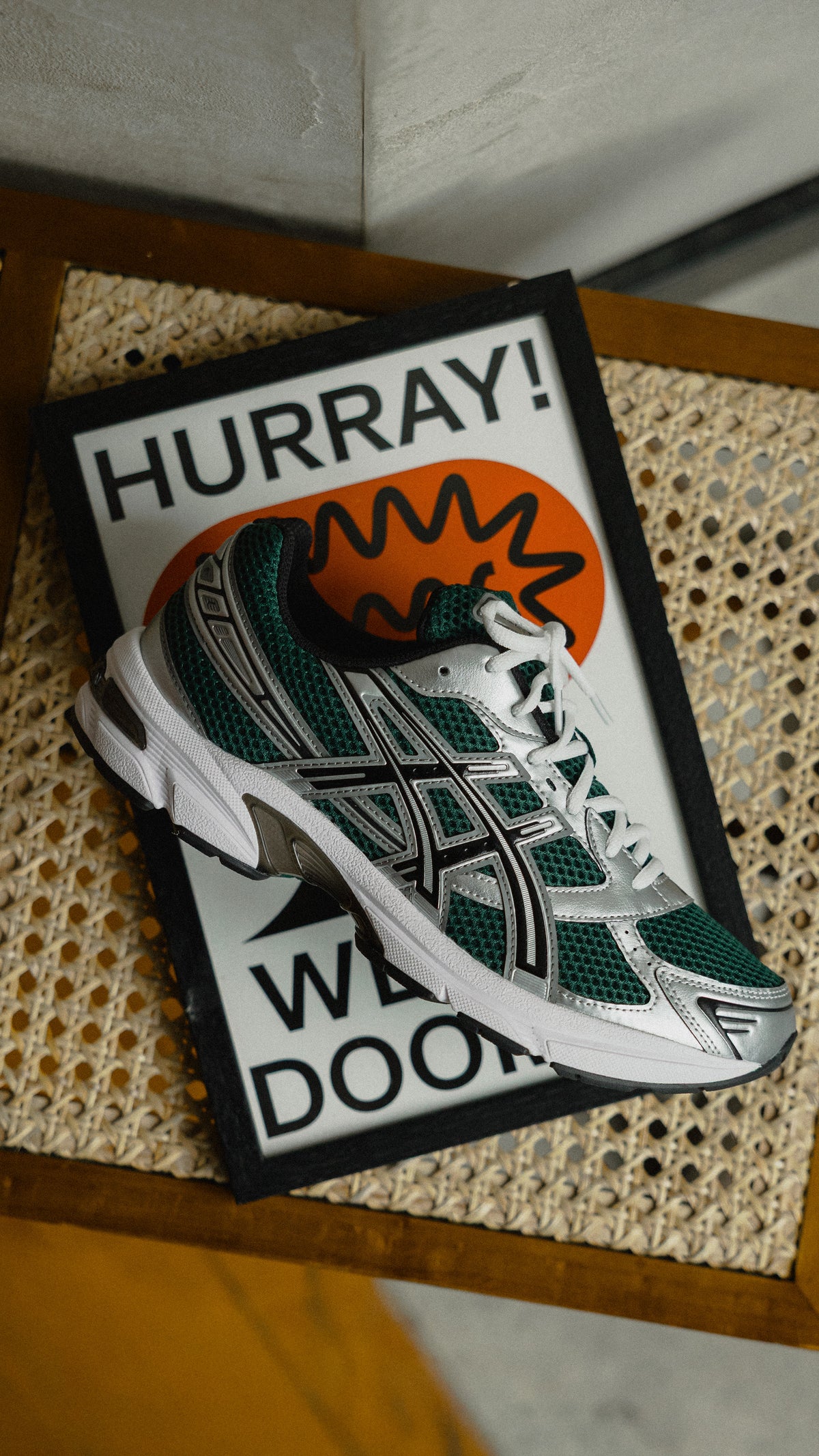 Asics Gel-1130 evergreen black