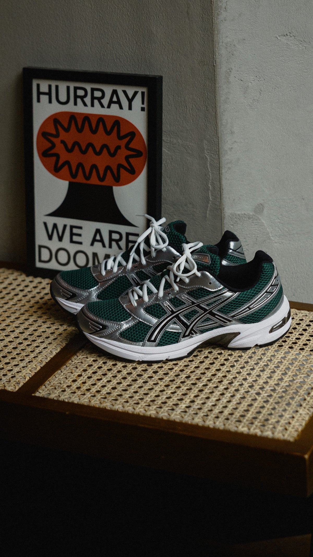 Asics Gel-1130 evergreen black
