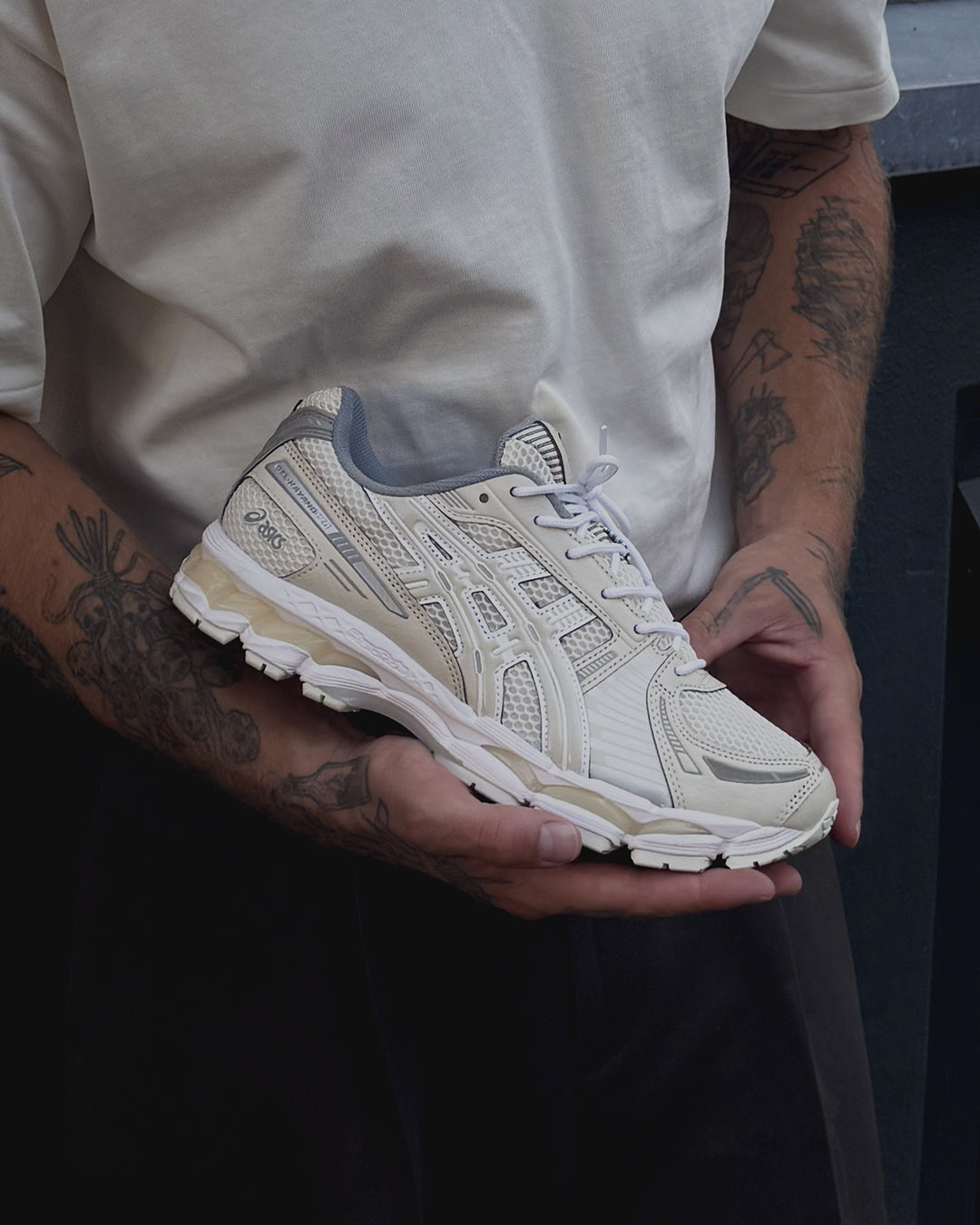 Asics Gel-Kayano 12.1 cream smoke grey