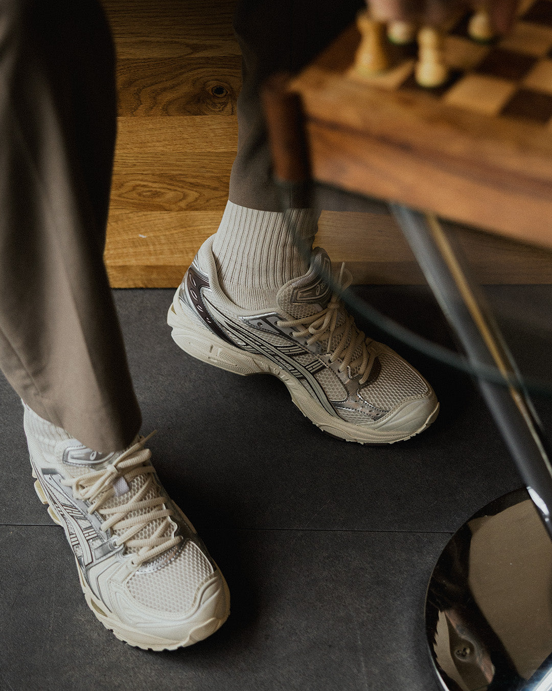 Asics Gel-Kayano 14 cream cocoa powder