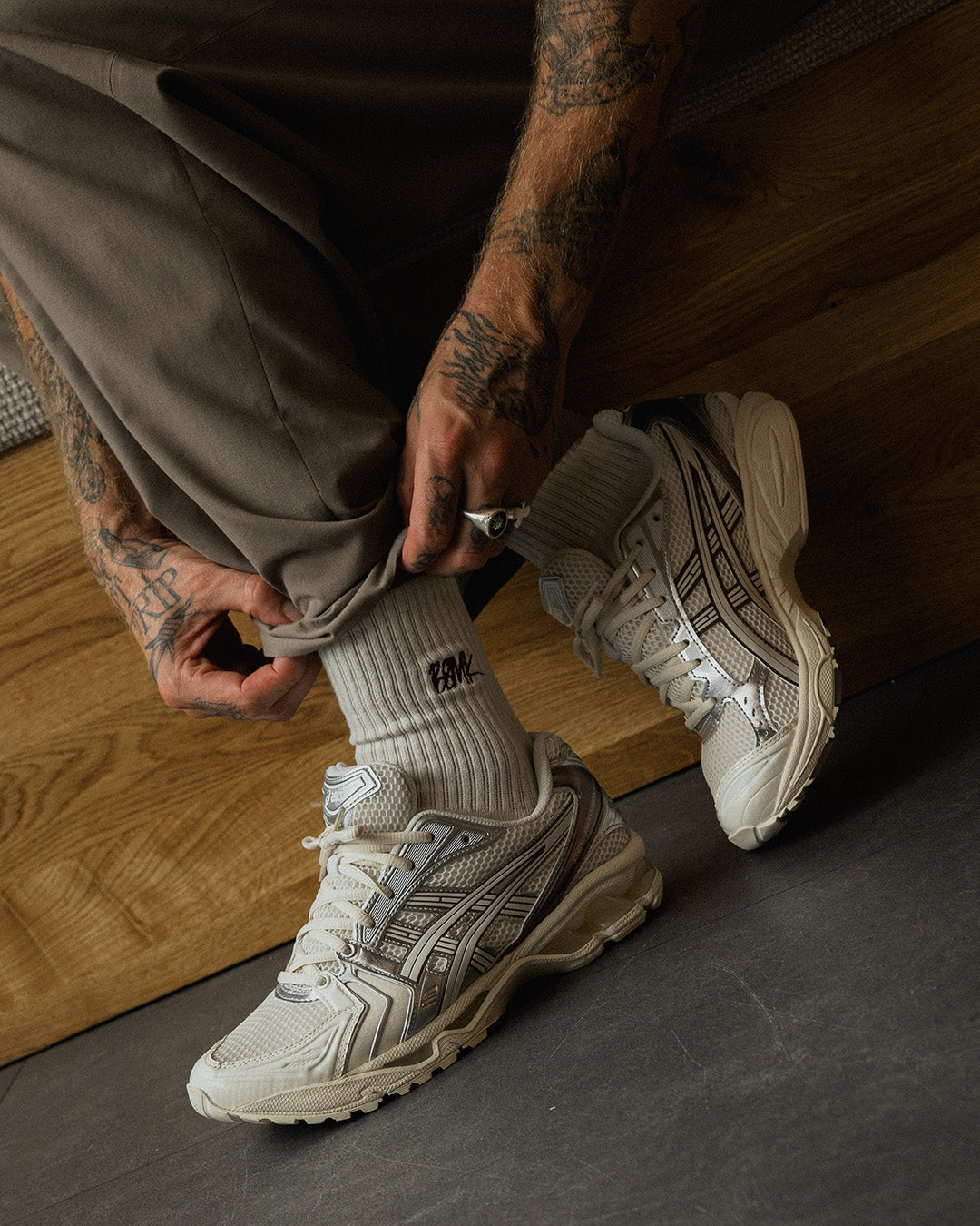 Asics Gel-Kayano 14 cream cocoa powder