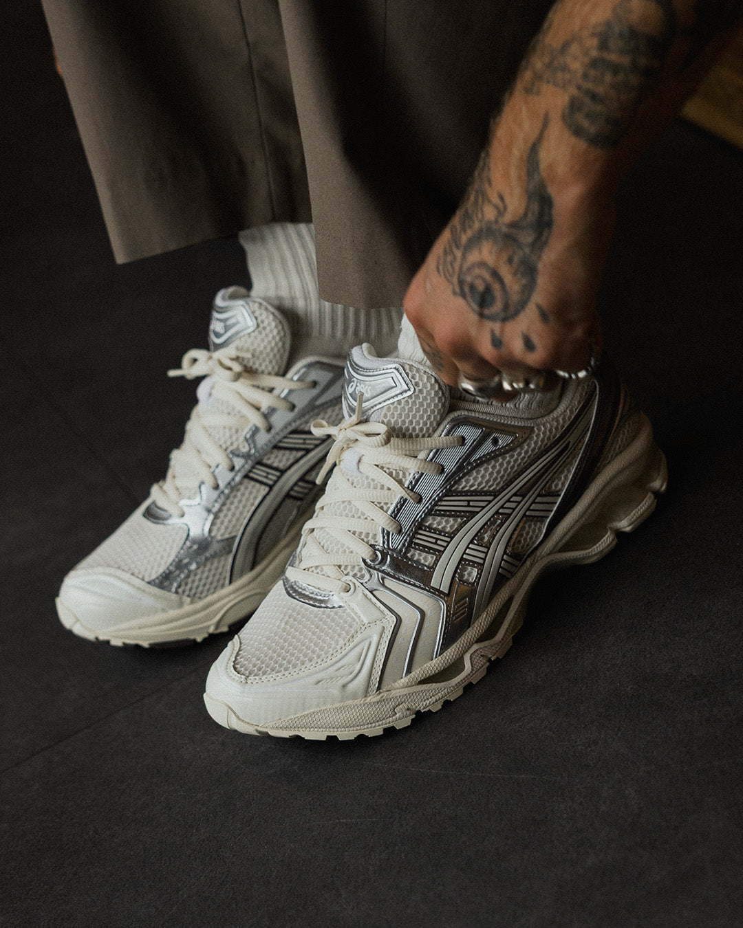 Asics Gel-Kayano 14 cream cocoa powder