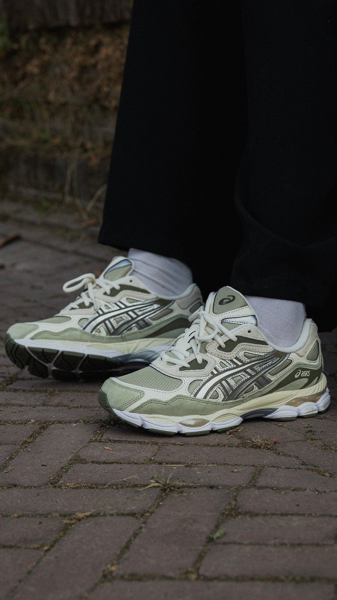 Asics Gel-NYC khaki pure silver