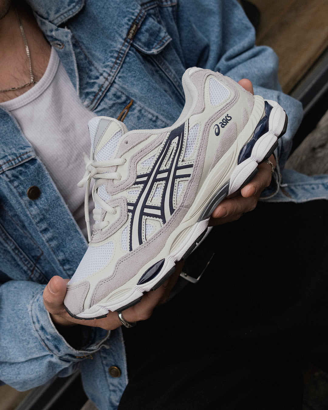Asics Gel-NYC white midnight