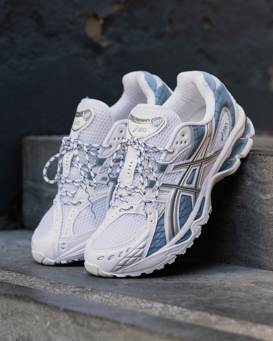 Asics Gel-Nimbus 10.1 white slate blue