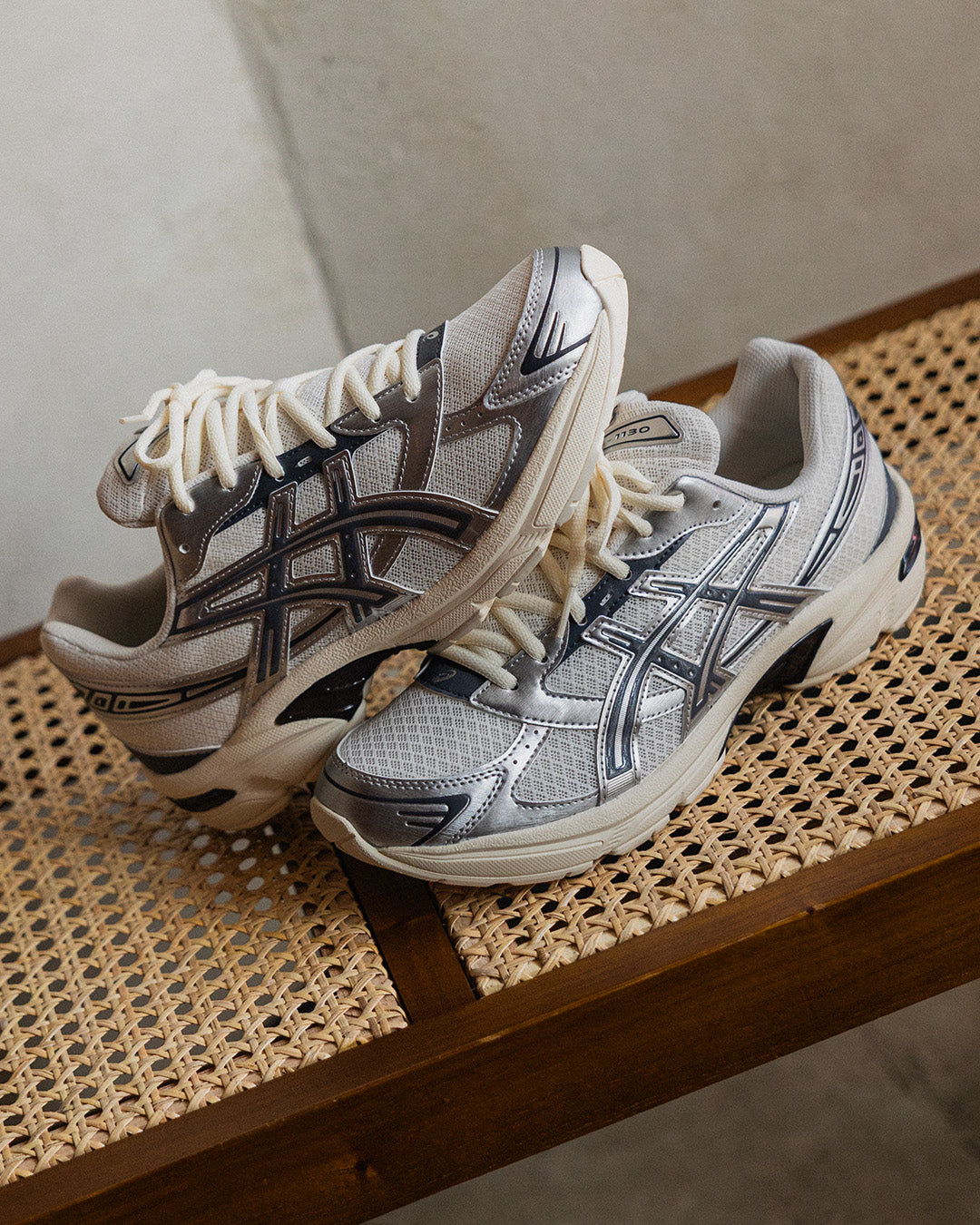Asics Gel-1130 cream carrier grey
