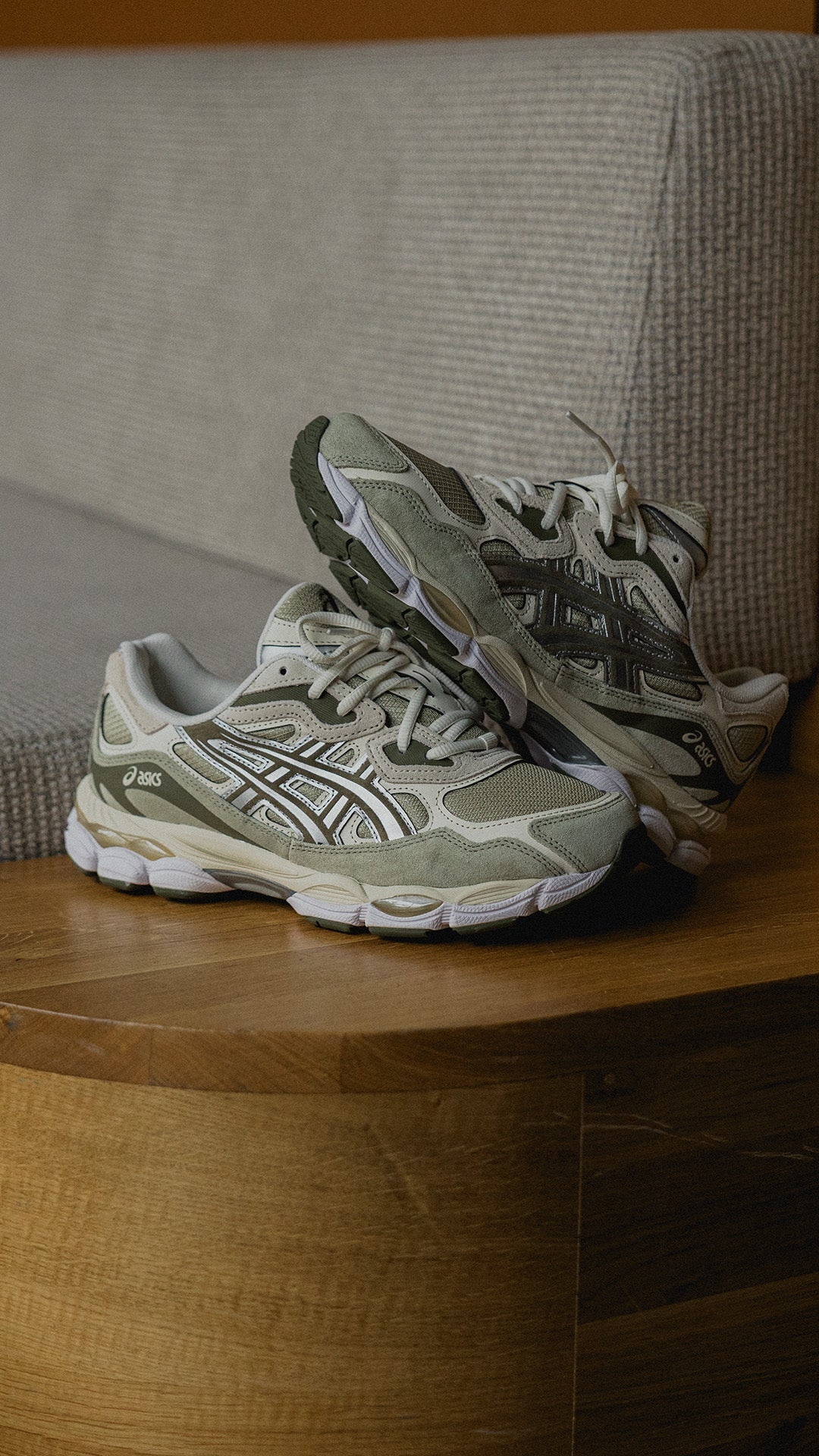 Asics Gel-NYC khaki pure silver