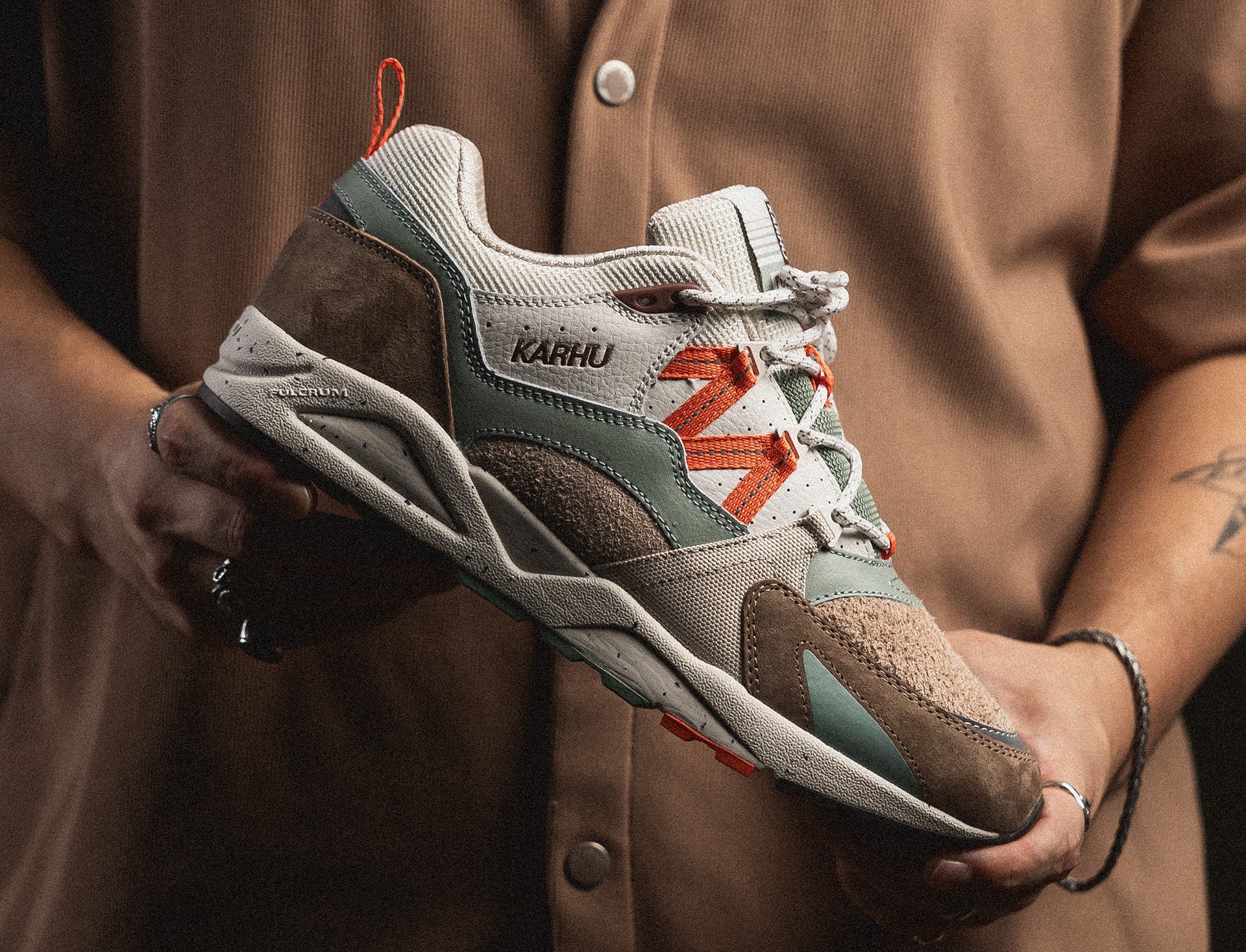 Karhu Fusion 2.0 portabella nasturtium