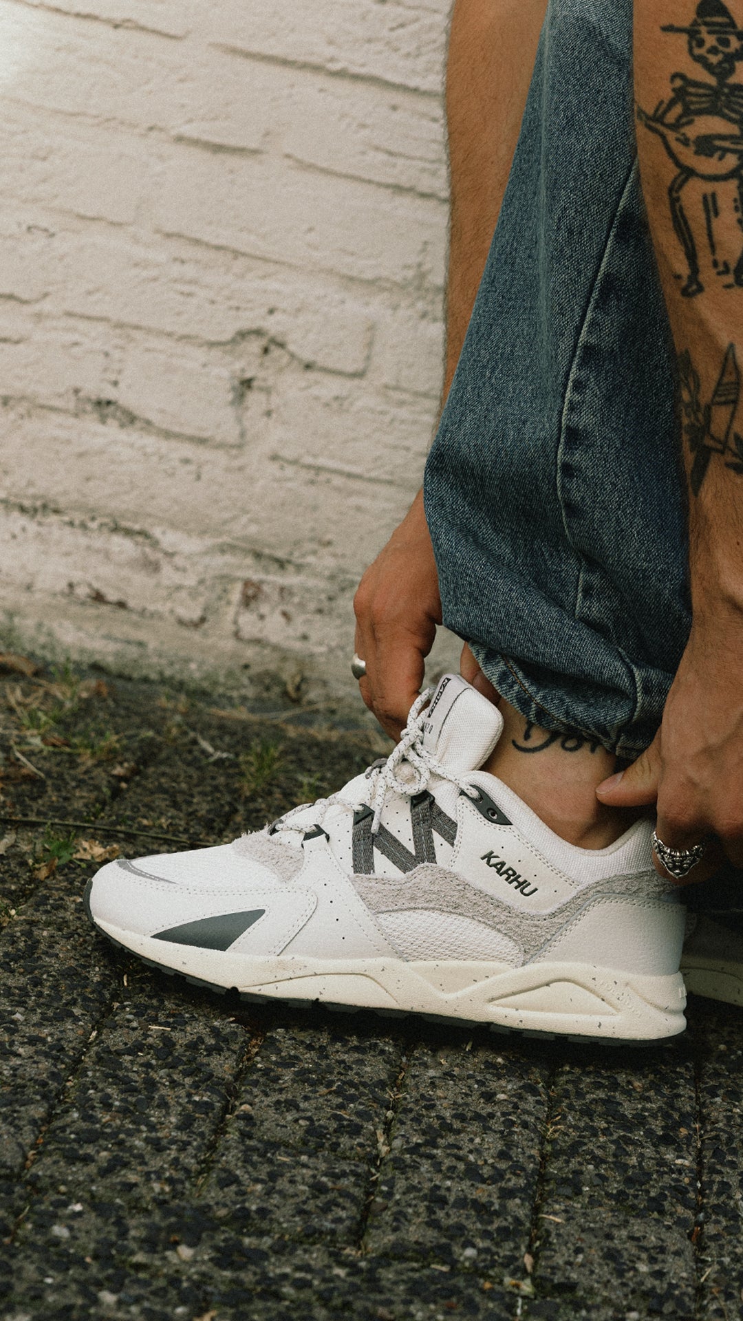 Karhu Fusion 2.0 blanc de blanc hematite