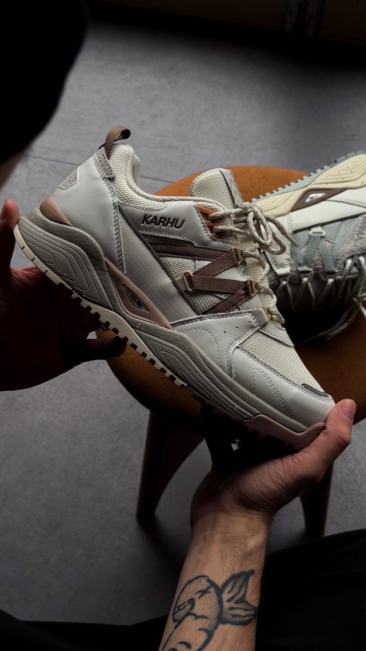Karhu Fusion XC lily white pine bark