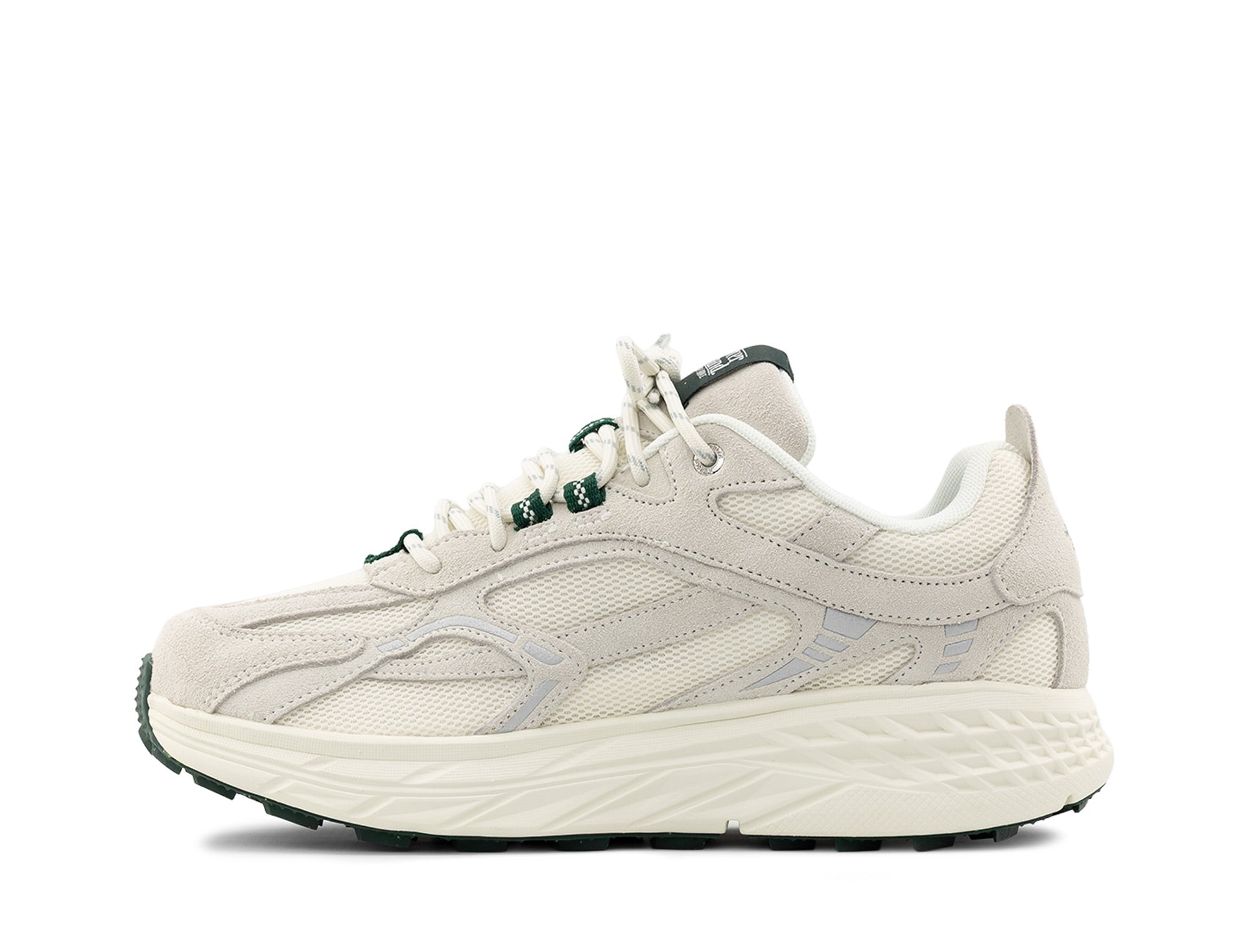 Mercer The Re-Run Max Suede white green