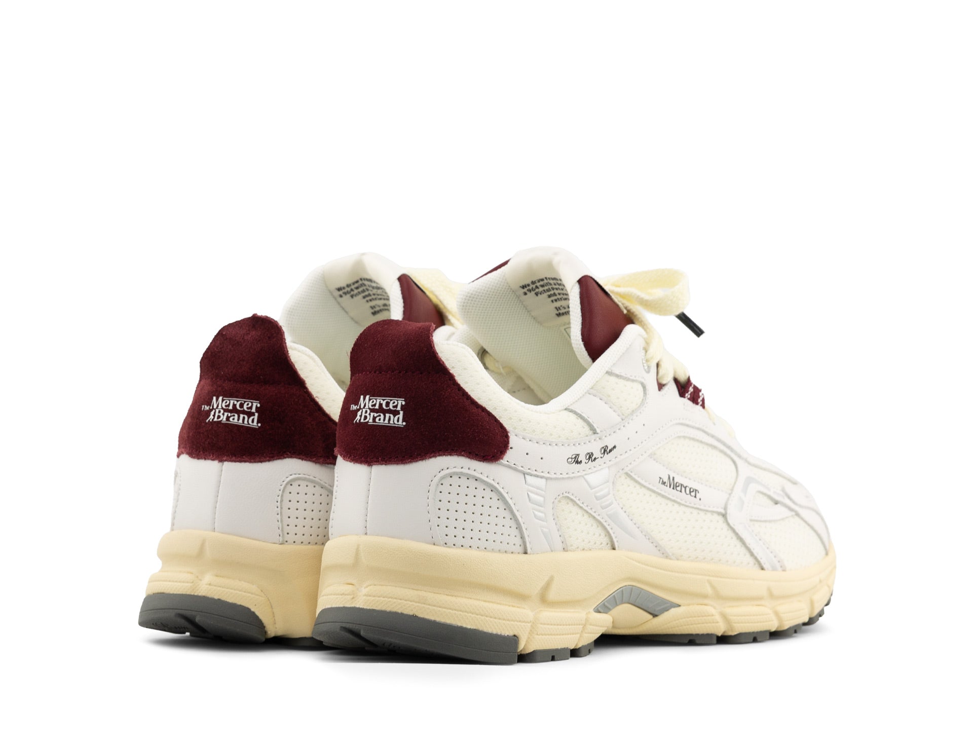 Mercer The Re-Run Vintage Nappa white red