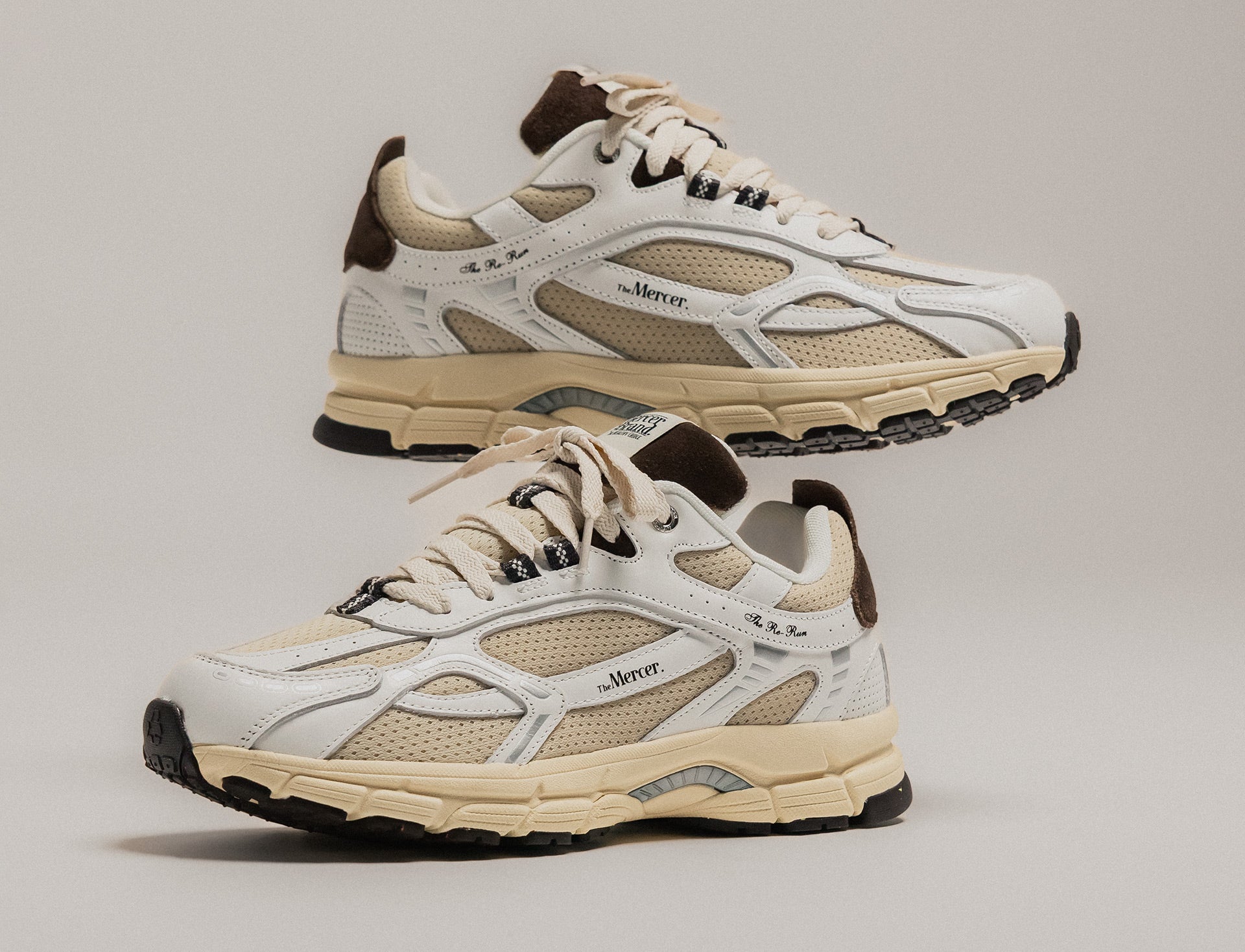 Mercer The Re-Run Vintage white brown