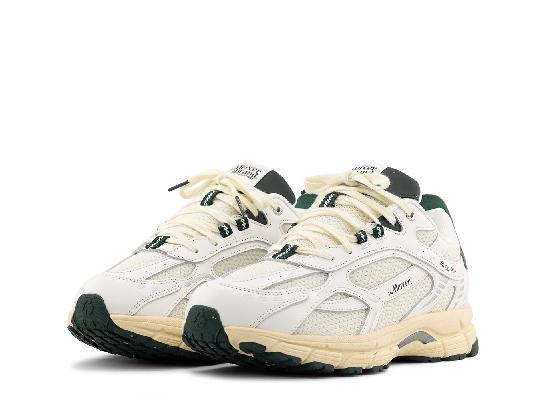 Mercer The Re-Run Vintage white green
