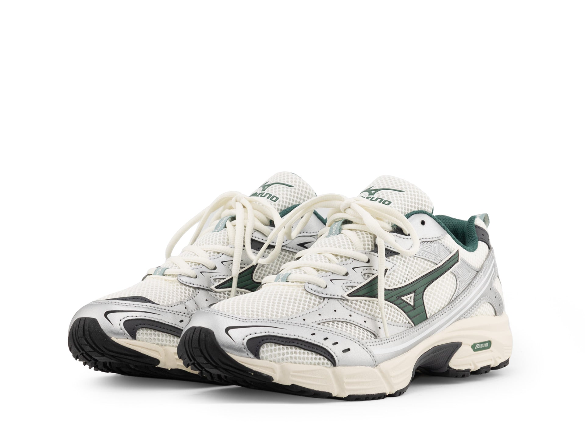 Mizuno MXR snow white bistro green silver