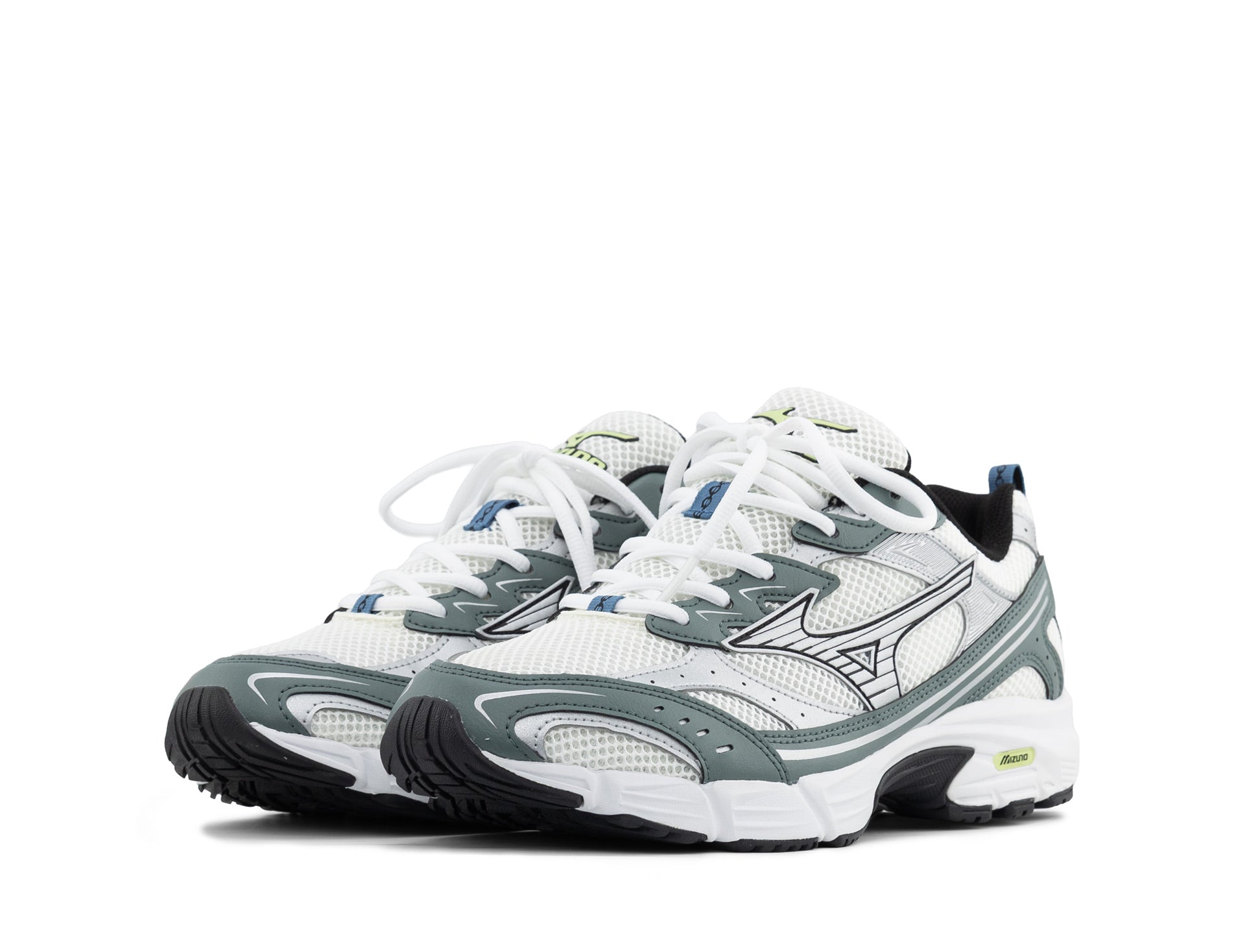 Mizuno MXR snow white silver balsam green
