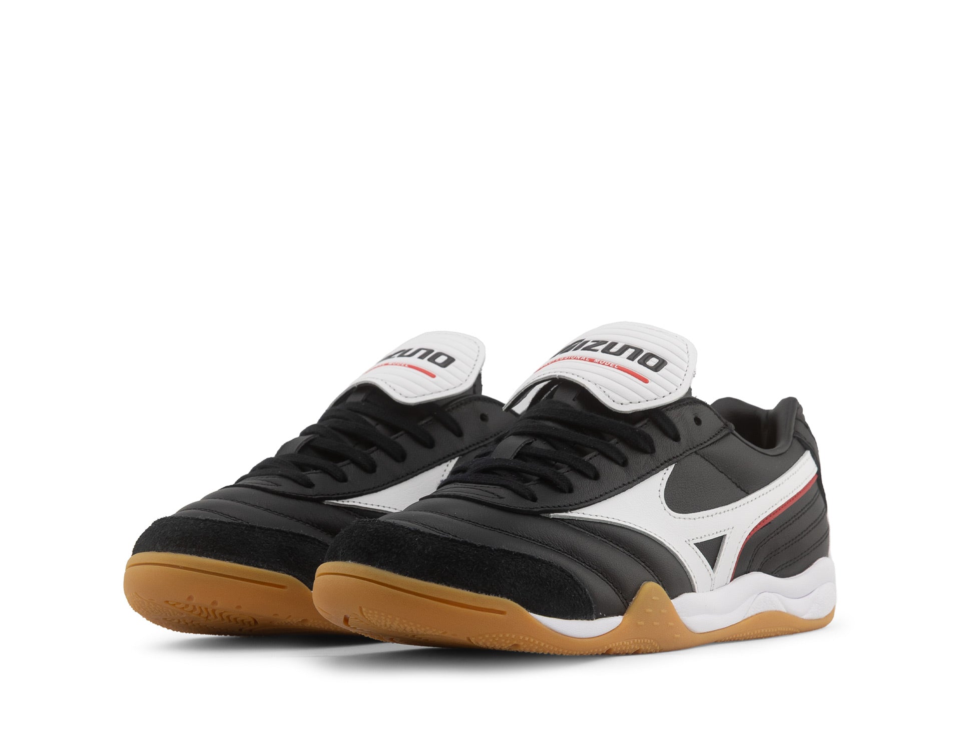 Mizuno Morelia LS black white chinese red