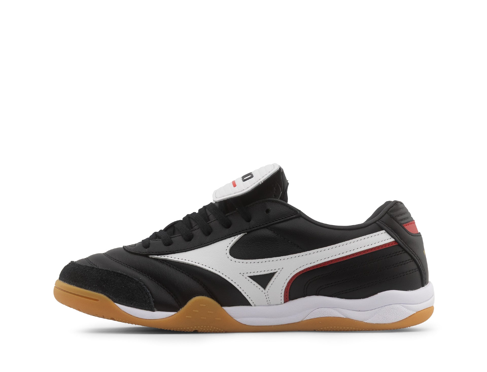 Mizuno Morelia LS black white chinese red