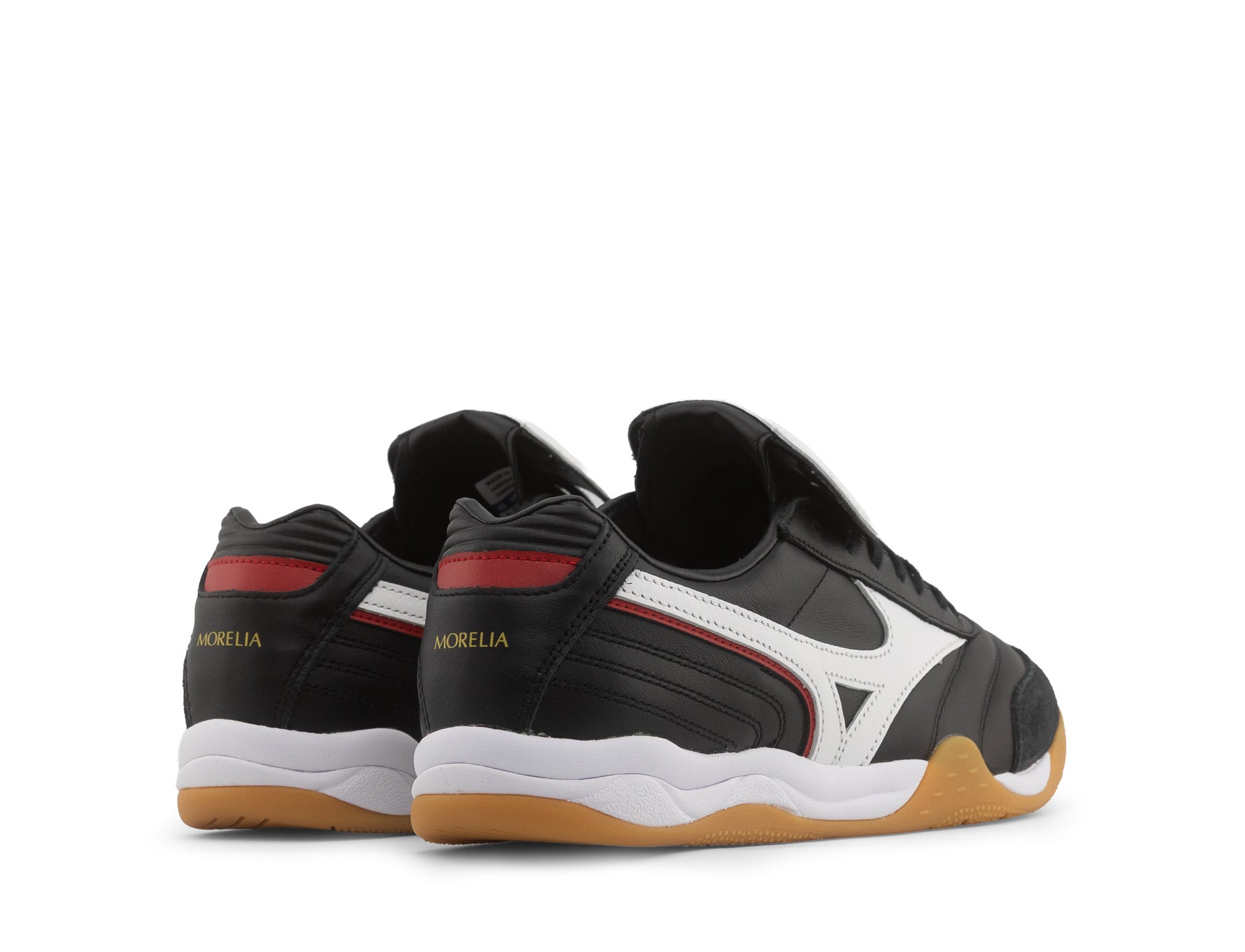 Mizuno Morelia LS black white chinese red