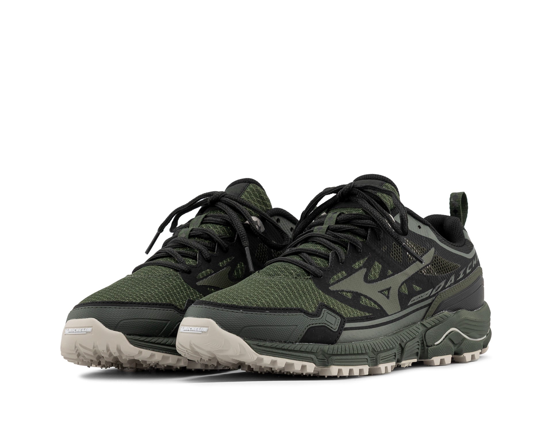 Mizuno Wave Daichi LS forest night black silver birch