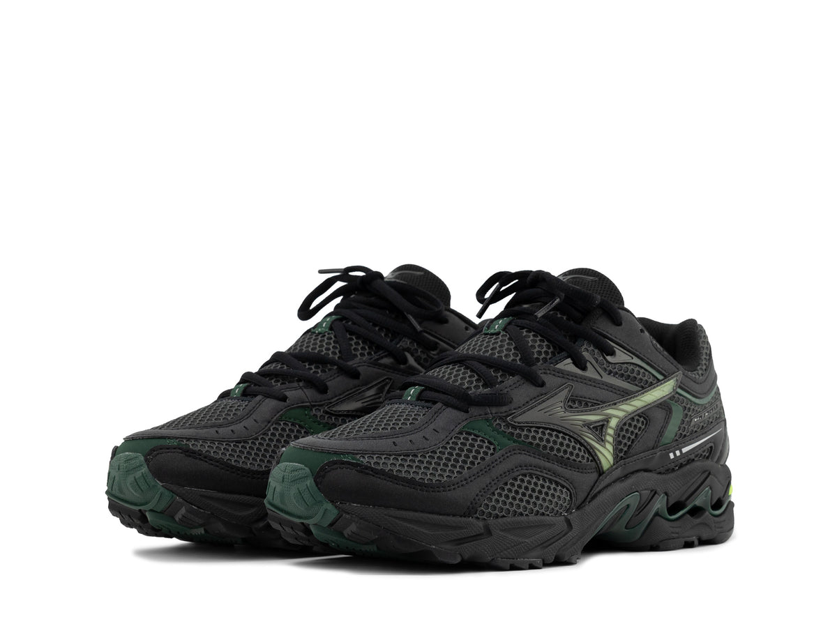 Mizuno Wave MG4 LS black oyster green glow