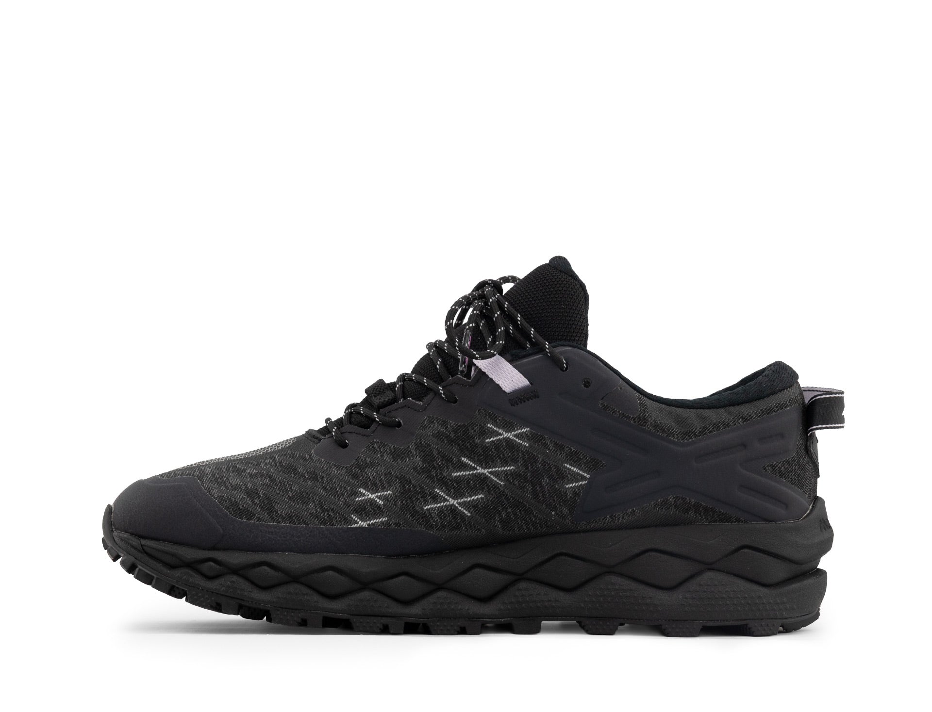 Mizuno Wave Mujin LS GTX black iris spring crocus