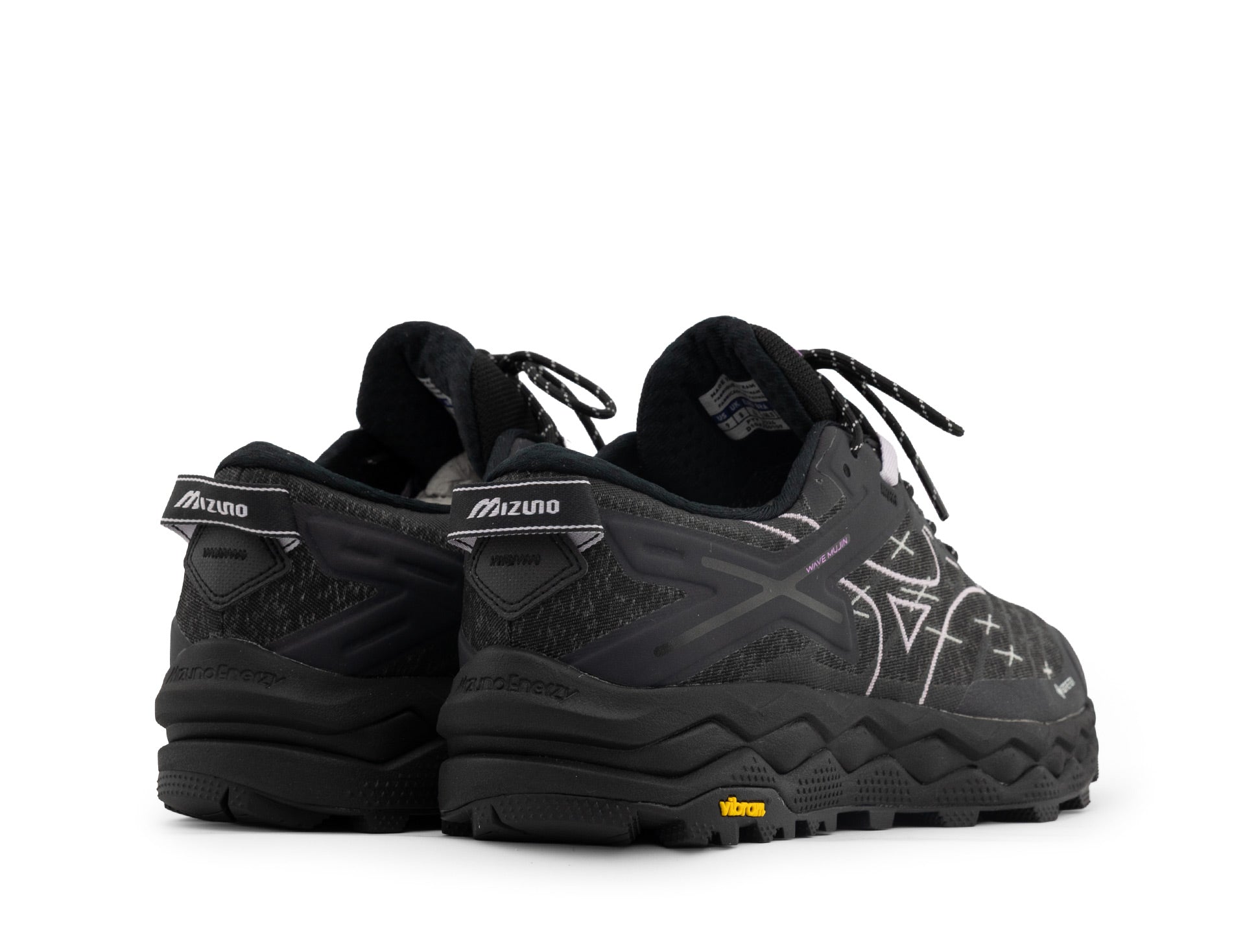 Mizuno Wave Mujin LS GTX black iris spring crocus