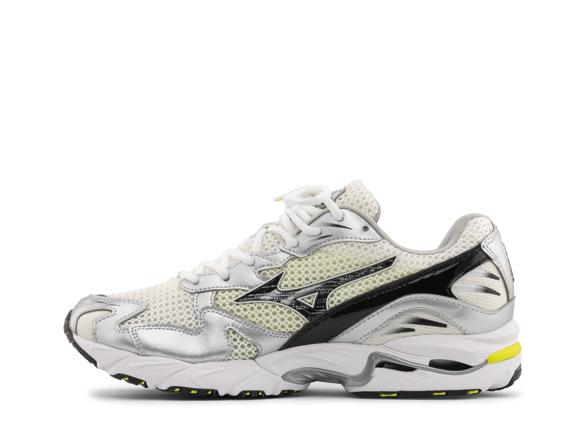 Mizuno Wave Rider 10 snow white black sylvan green