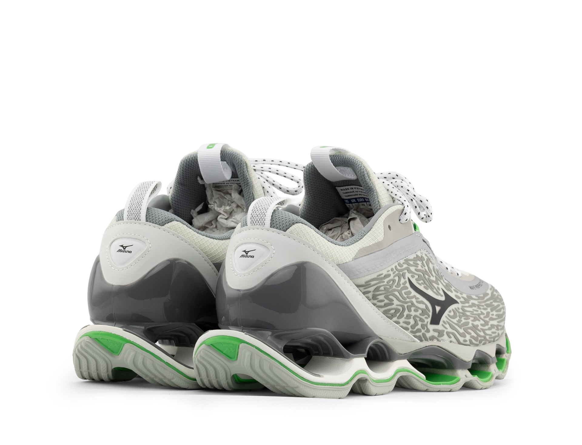 Mizuno Wave prophecy 13.2 harbor mist black vibrant green