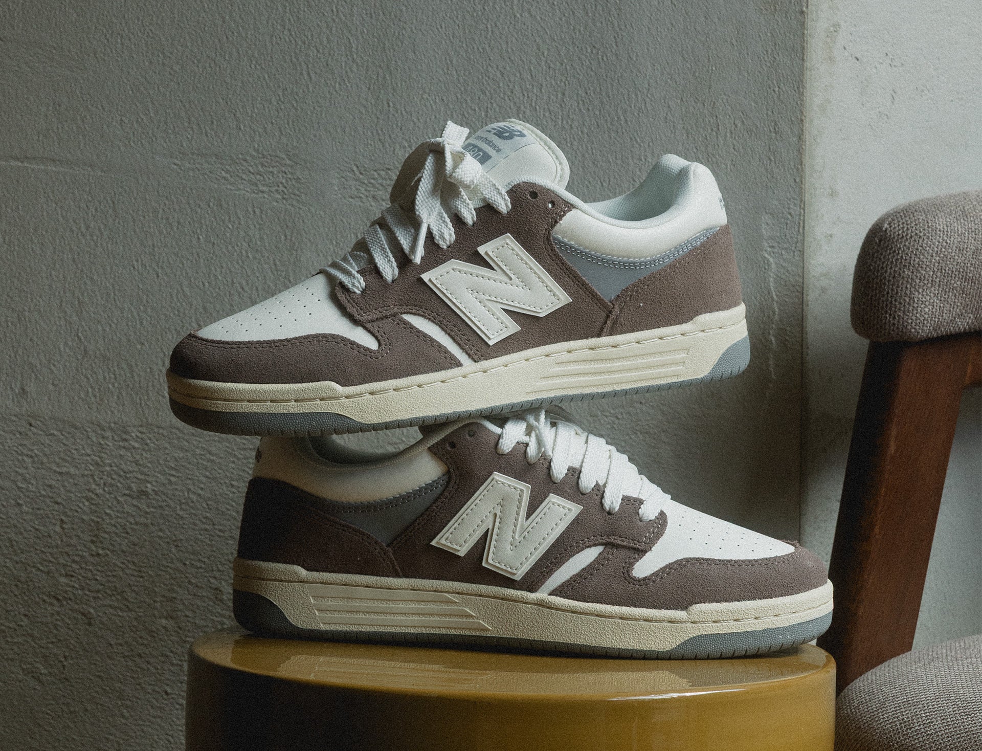 New Balance 480 cortado sea salt