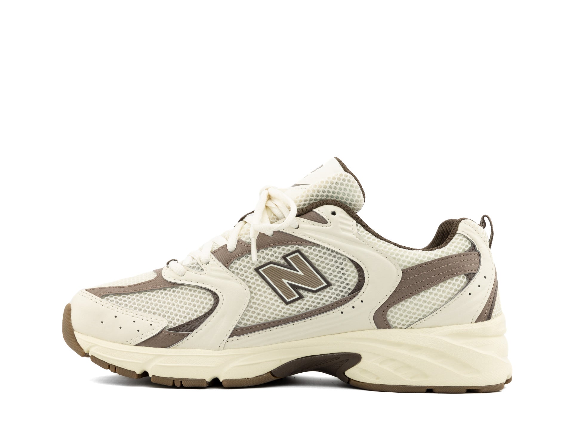 New Balance 530 white calm taupe