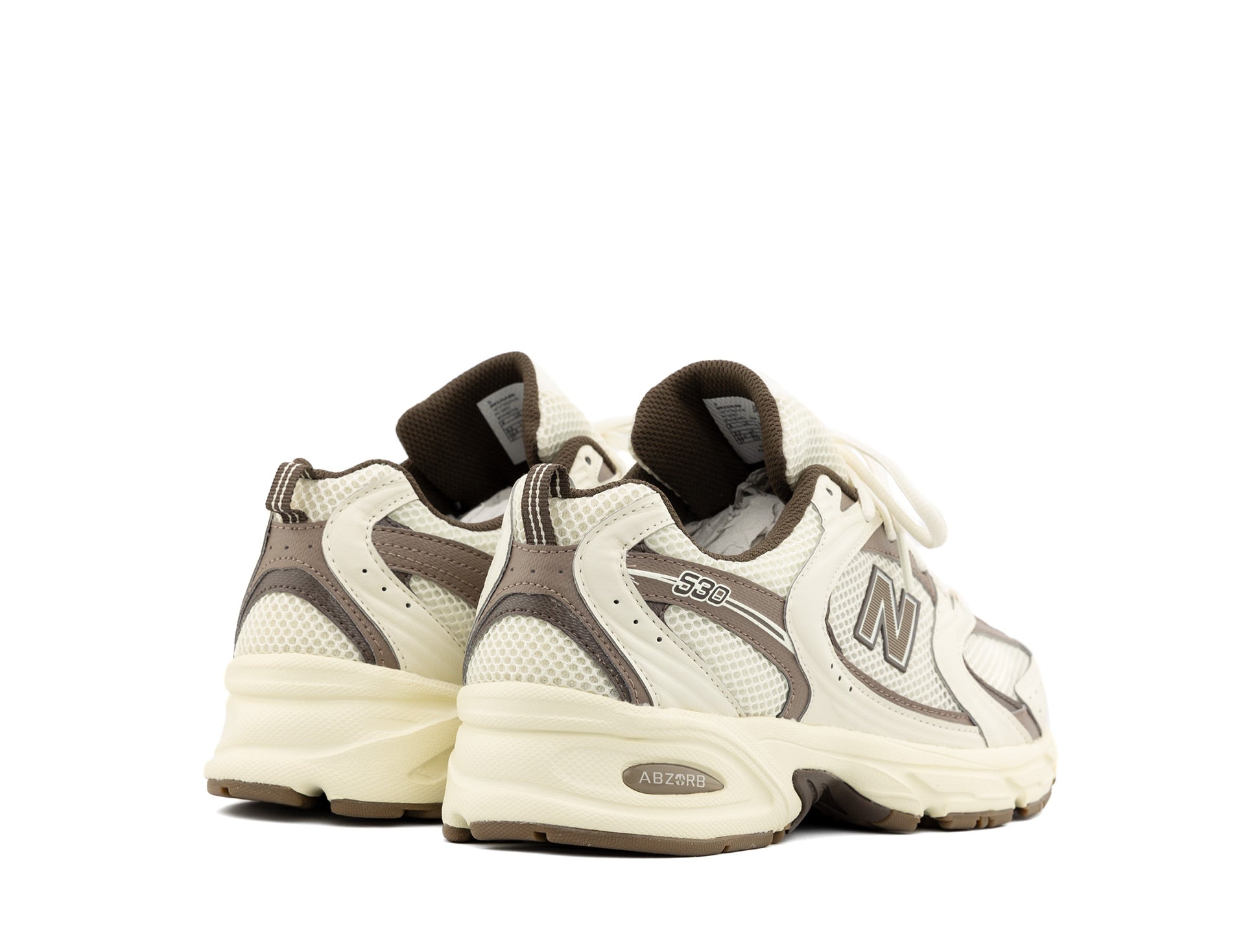 New Balance 530 white calm taupe