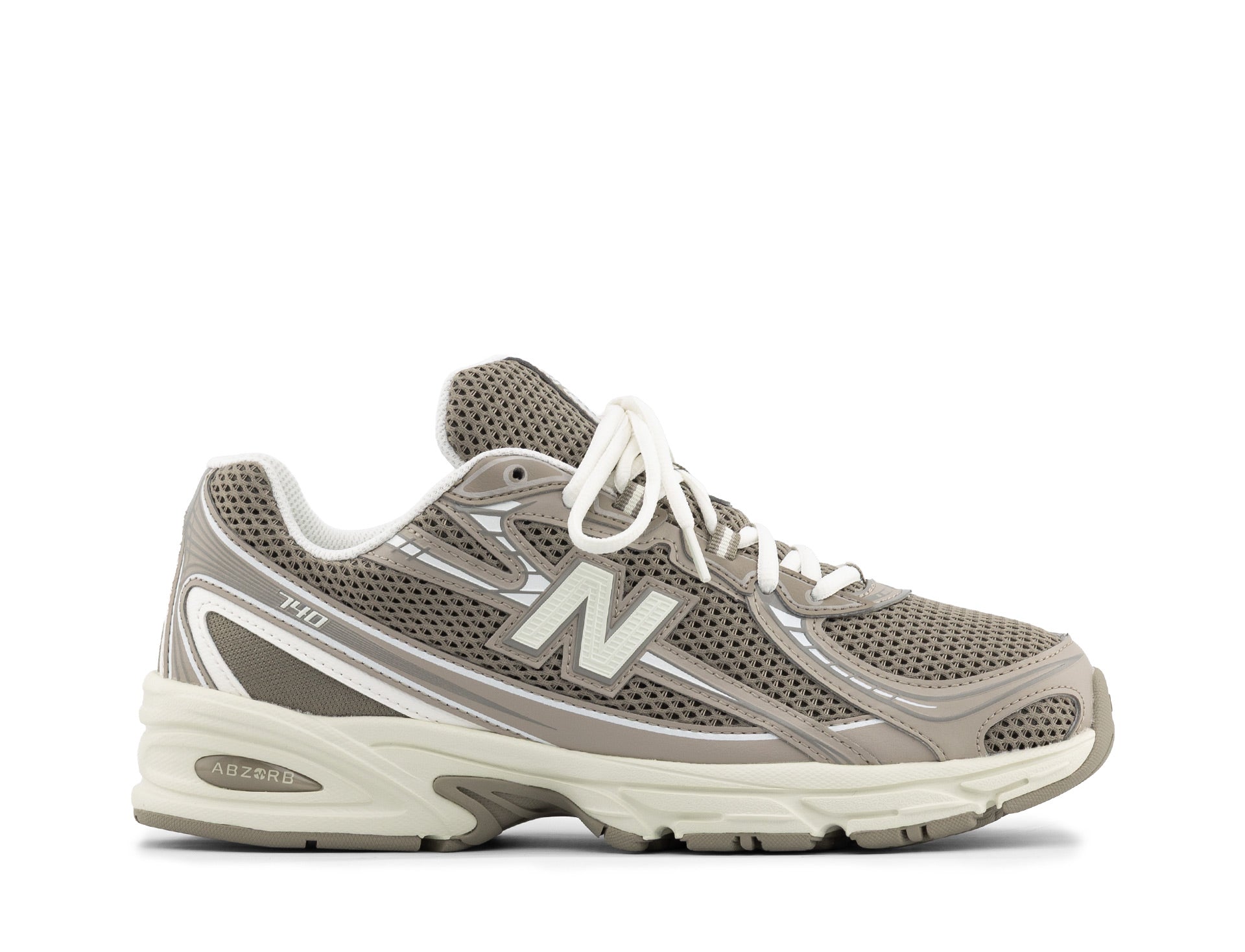 New Balance 740 dark olivine silver metallic sea salt
