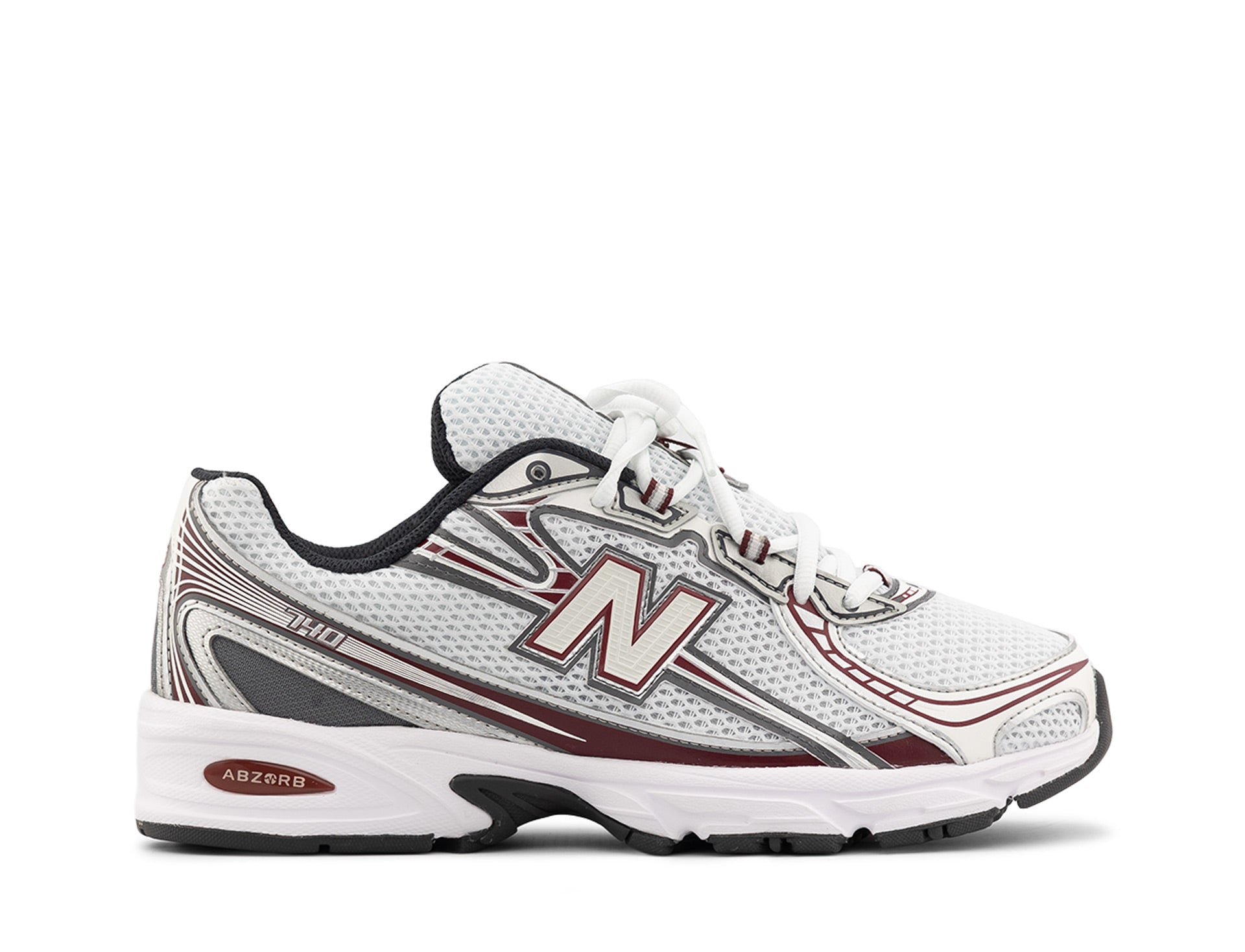 New Balance 740 mercury red white castlerock