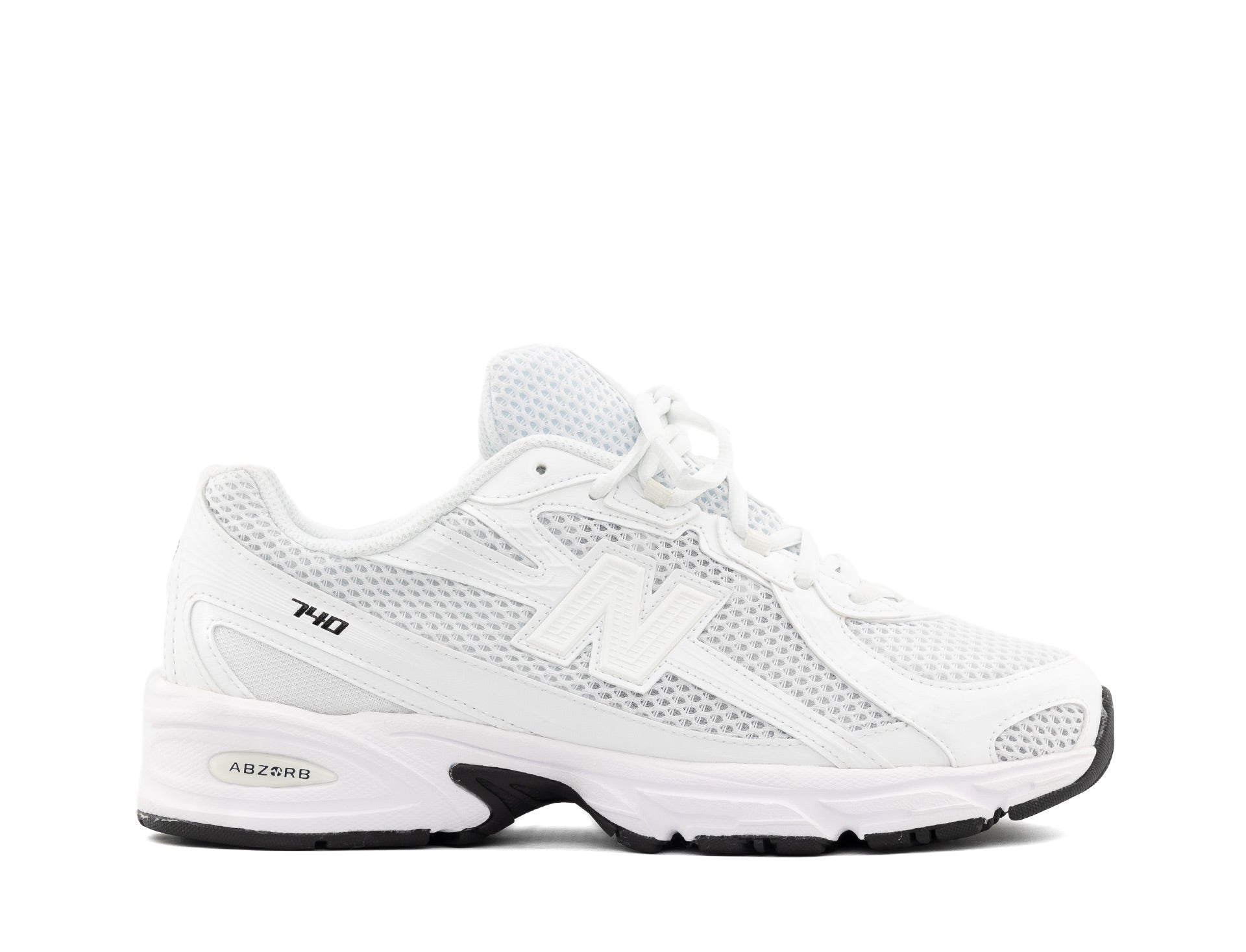 New Balance 740 white black