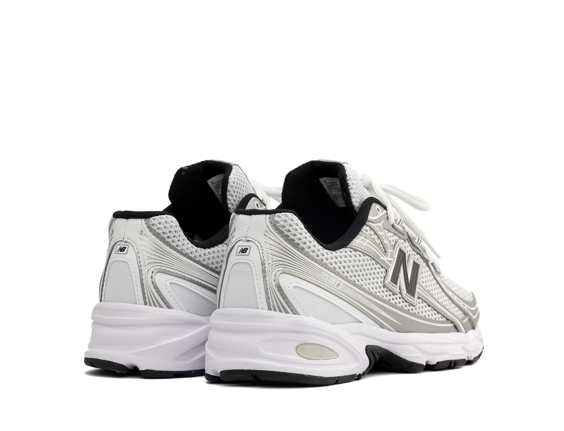 New Balance 740 white silver metallic black